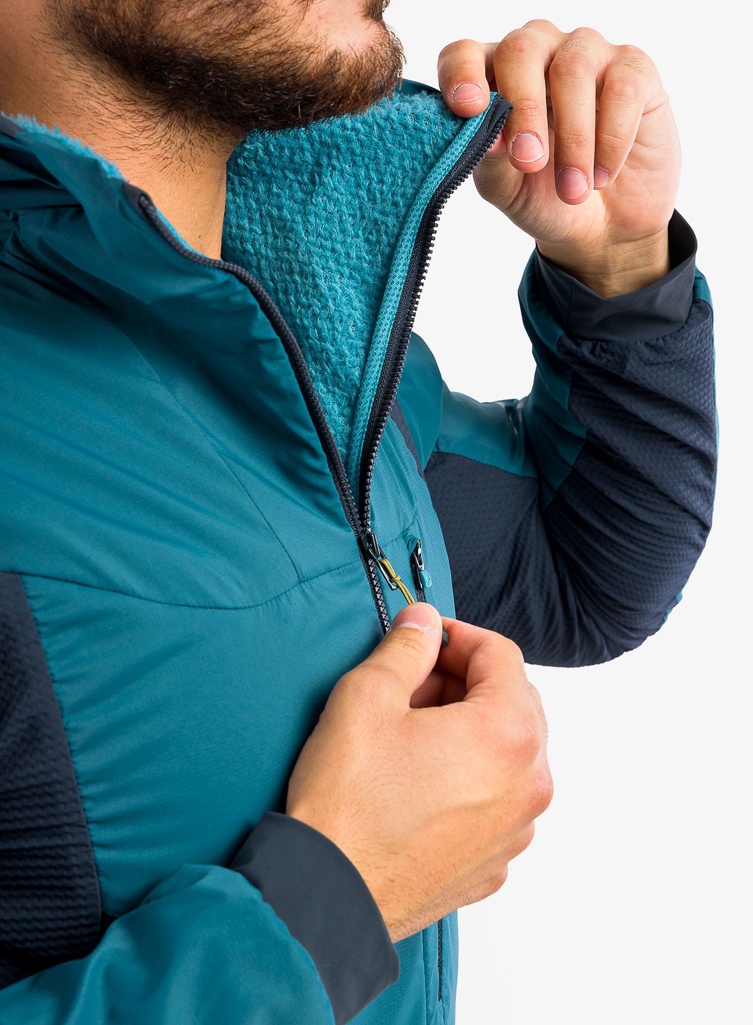 Moška smučarska jakna Dynafit Free Alpha Direct Jacket - mallard blue/blueberry