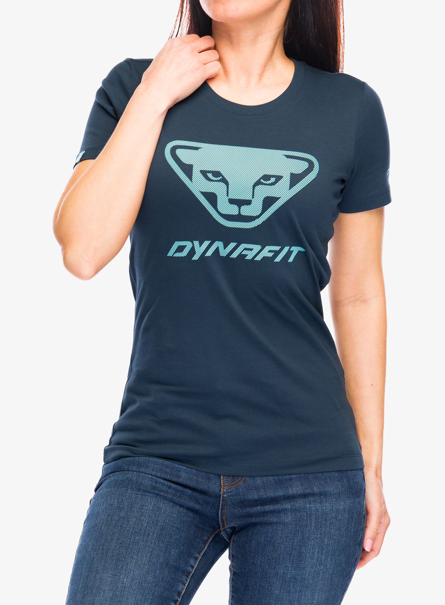 Ženska bombažna majica Dynafit Graphic CO S/S Tee  - blueberry/3D