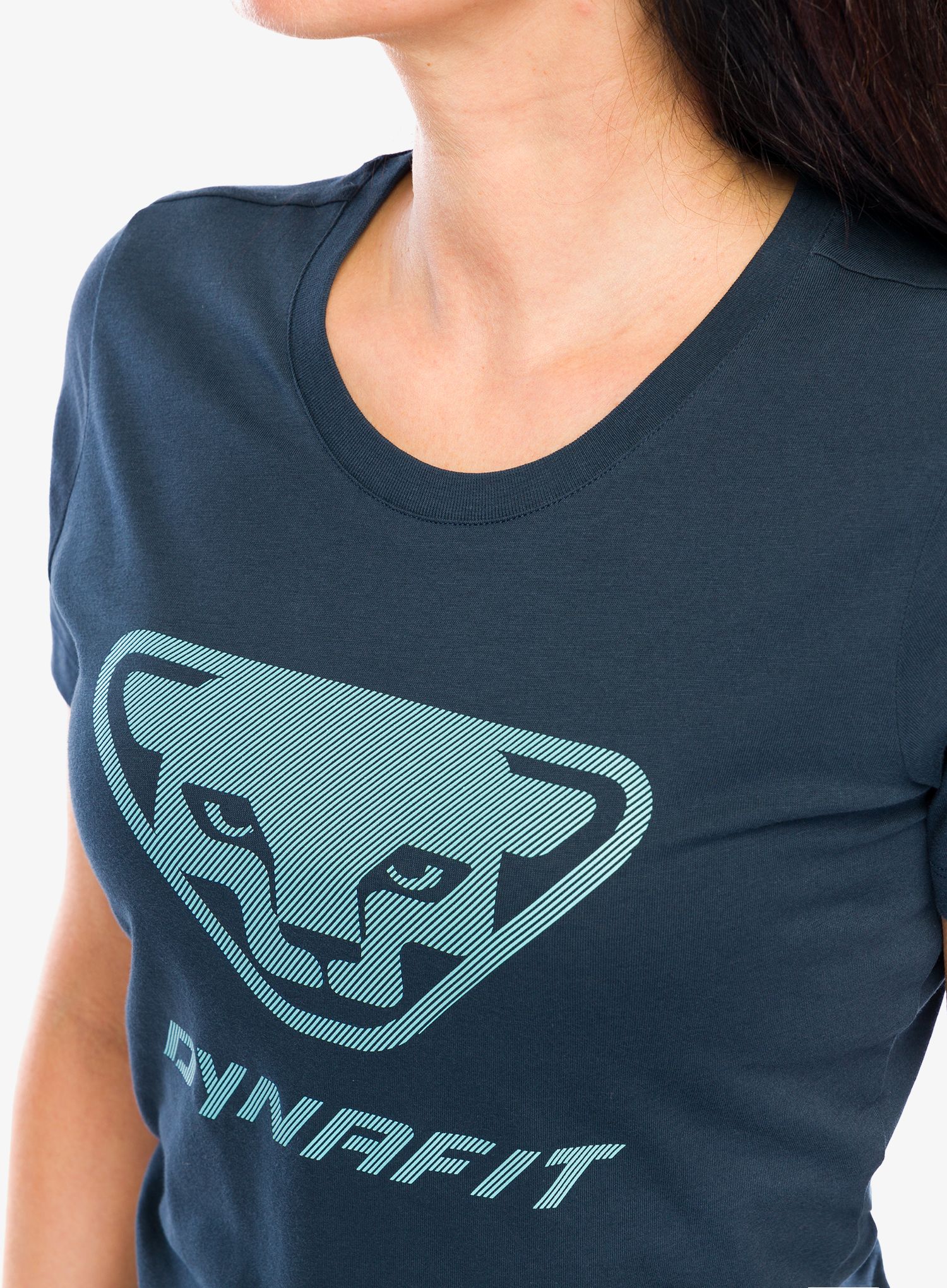 Ženska bombažna majica Dynafit Graphic CO S/S Tee  - blueberry/3D