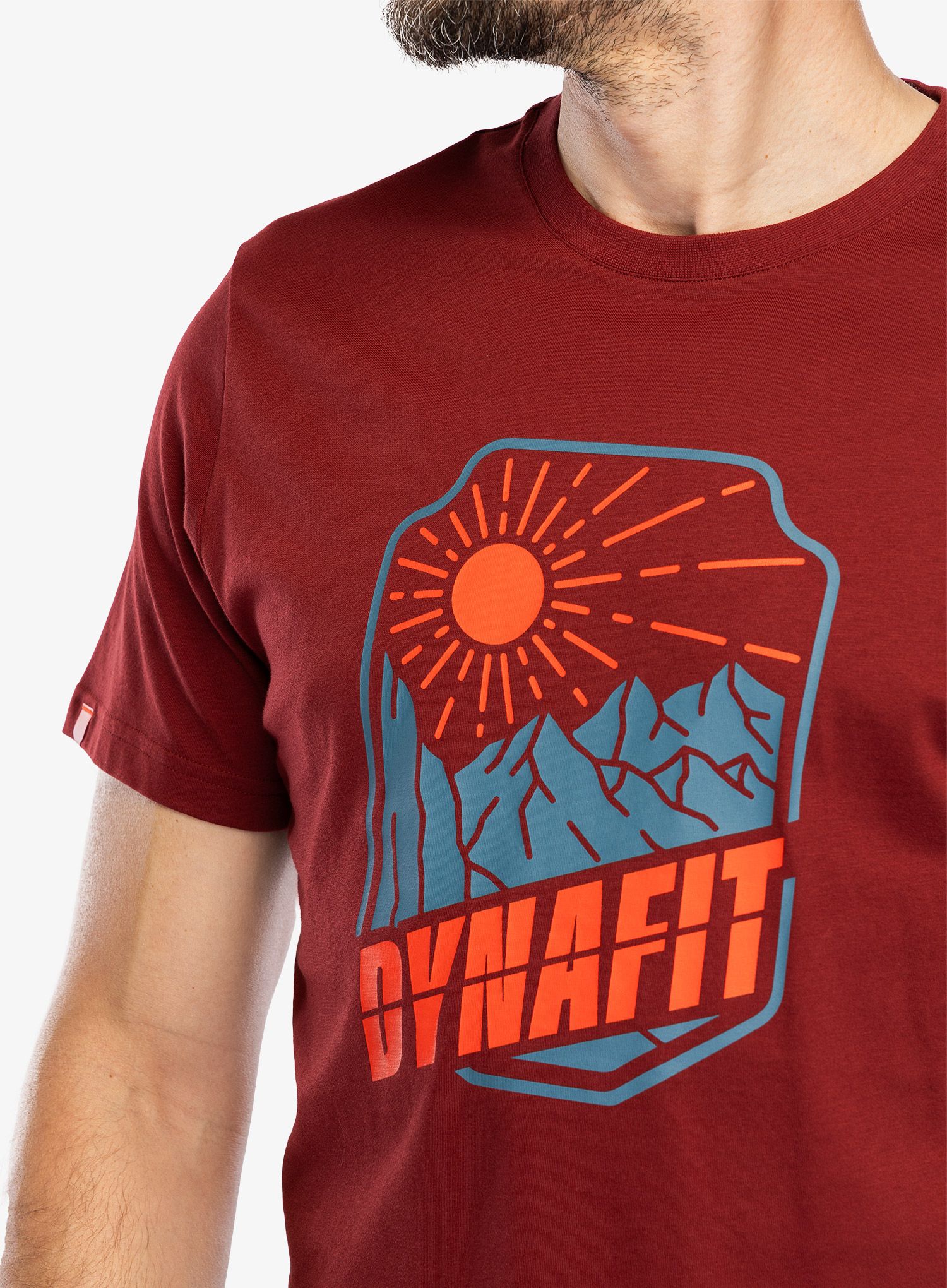 Majica s potiskom Dynafit Graphic CO S/S Tee  - syrah