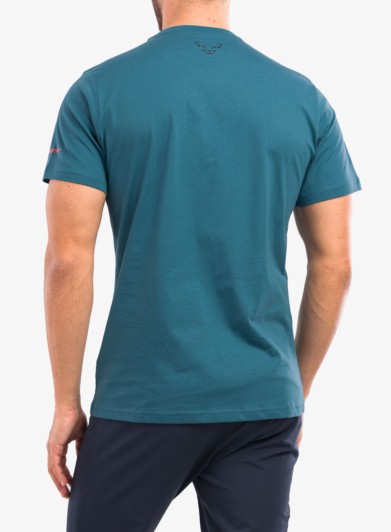 Bombažna majica Dynafit Graphic CO S/S Tee - mallard blue/horizon