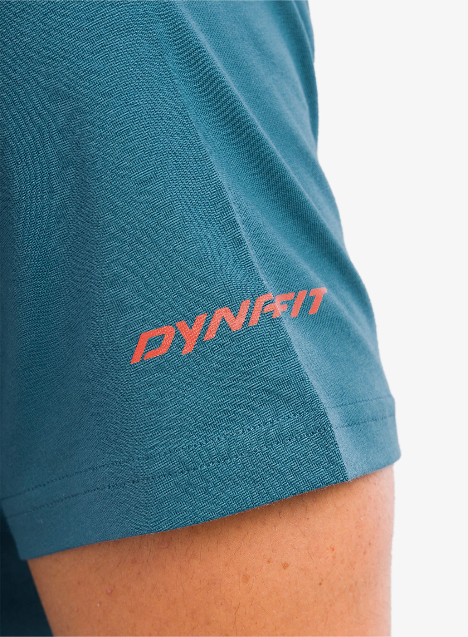 Bombažna majica Dynafit Graphic CO S/S Tee - mallard blue/horizon