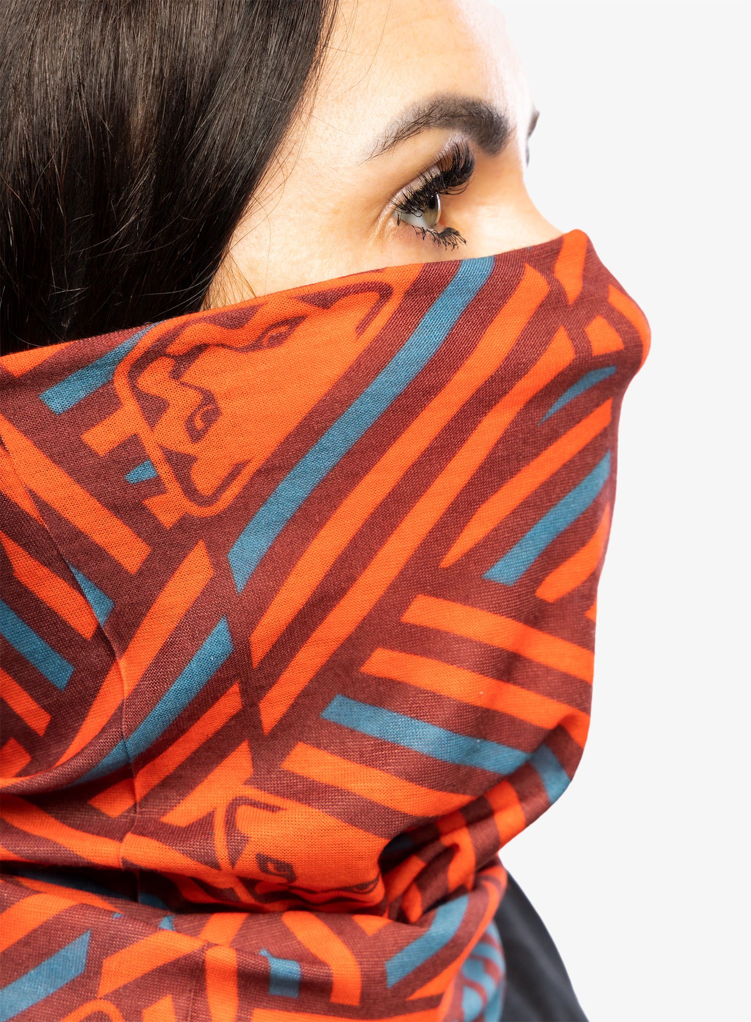 Večnamenska ruta Dynafit Logo Neck Gaiter - dawn/razzle dazzle