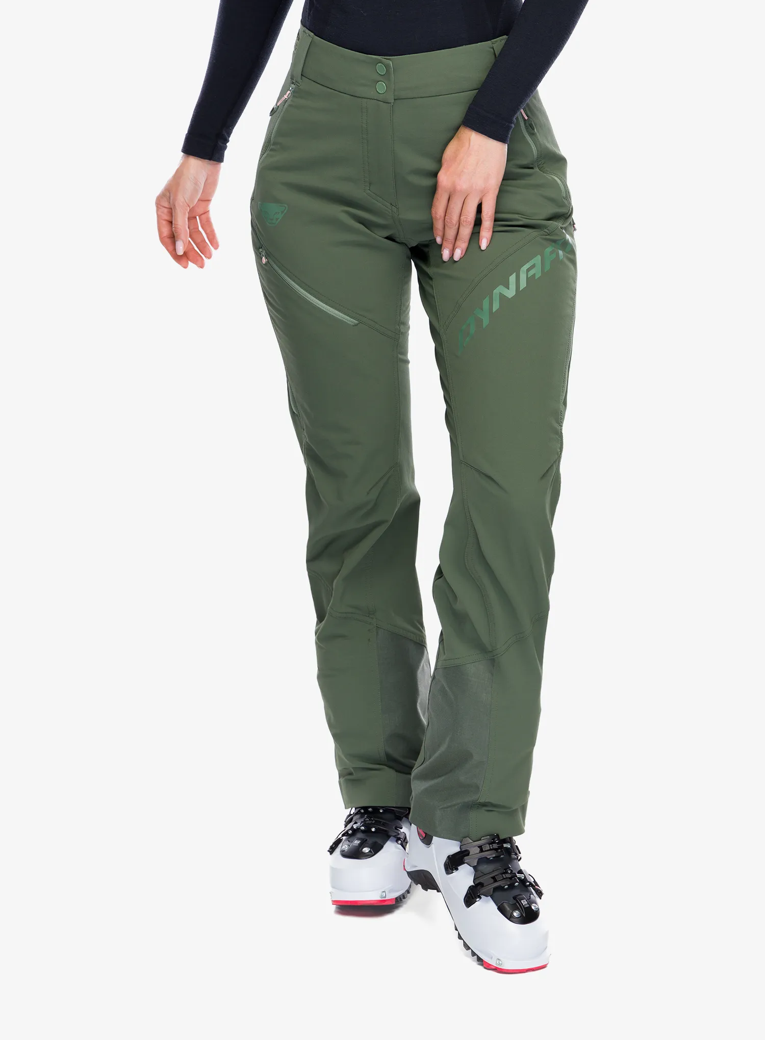 Ženske hlače za turno smučanje Dynafit Mercury 2 Dynastretch Pants - thyme