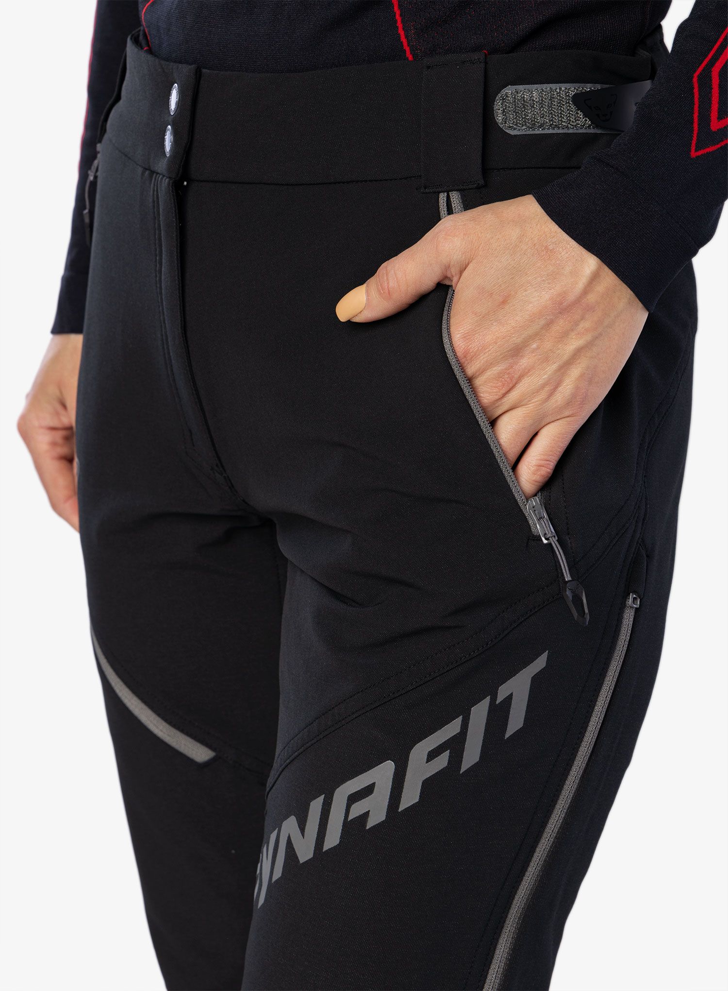 Ženske turno smučarske hlače Dynafit Mercury 2 Dynastretch Pants - black out