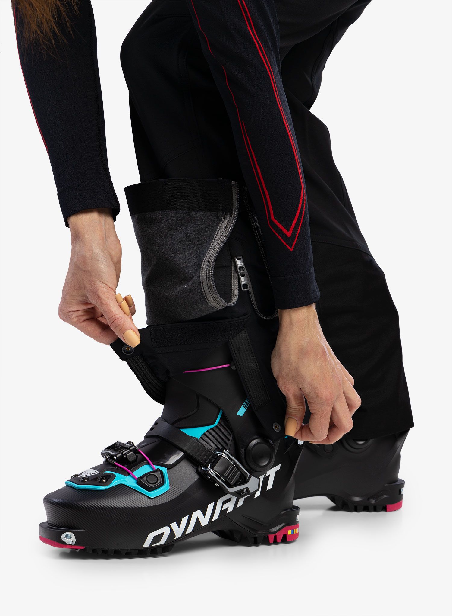 Ženske turno smučarske hlače Dynafit Mercury 2 Dynastretch Pants - black out