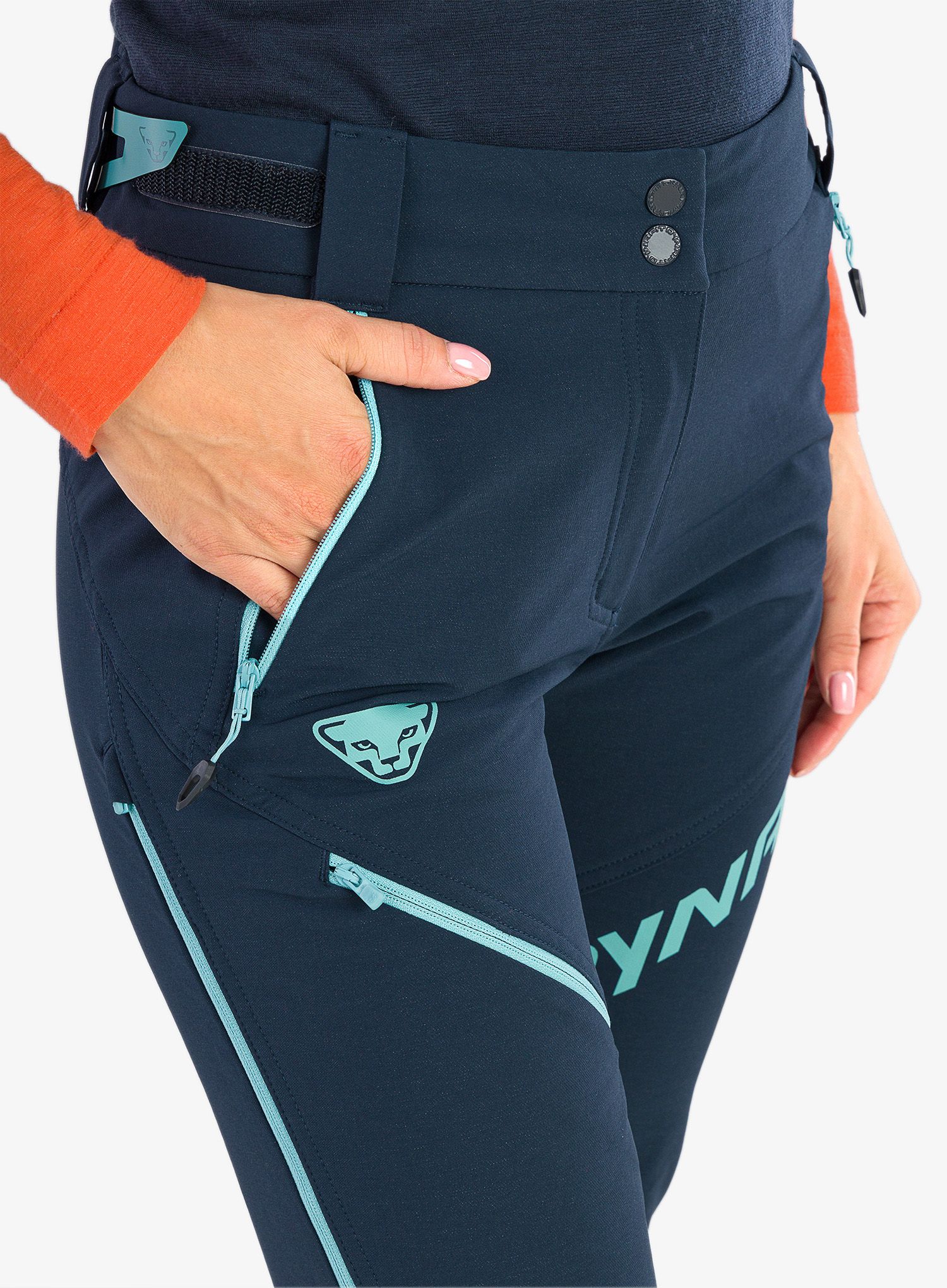 Ženske turno smučarske hlače Dynafit Mercury 2 Dynastretch Pants - blueberry/marine blue