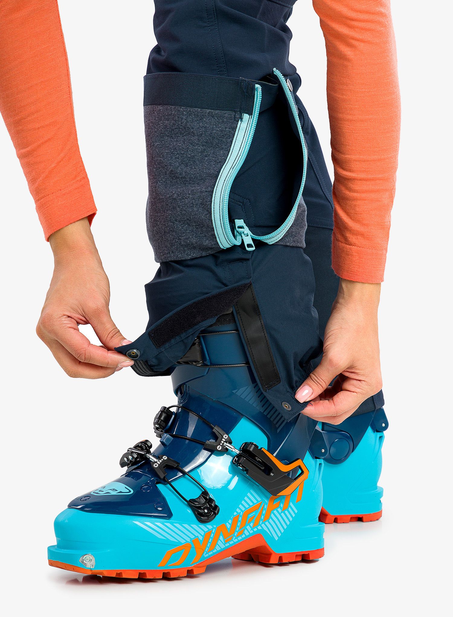 Ženske turno smučarske hlače Dynafit Mercury 2 Dynastretch Pants - blueberry/marine blue