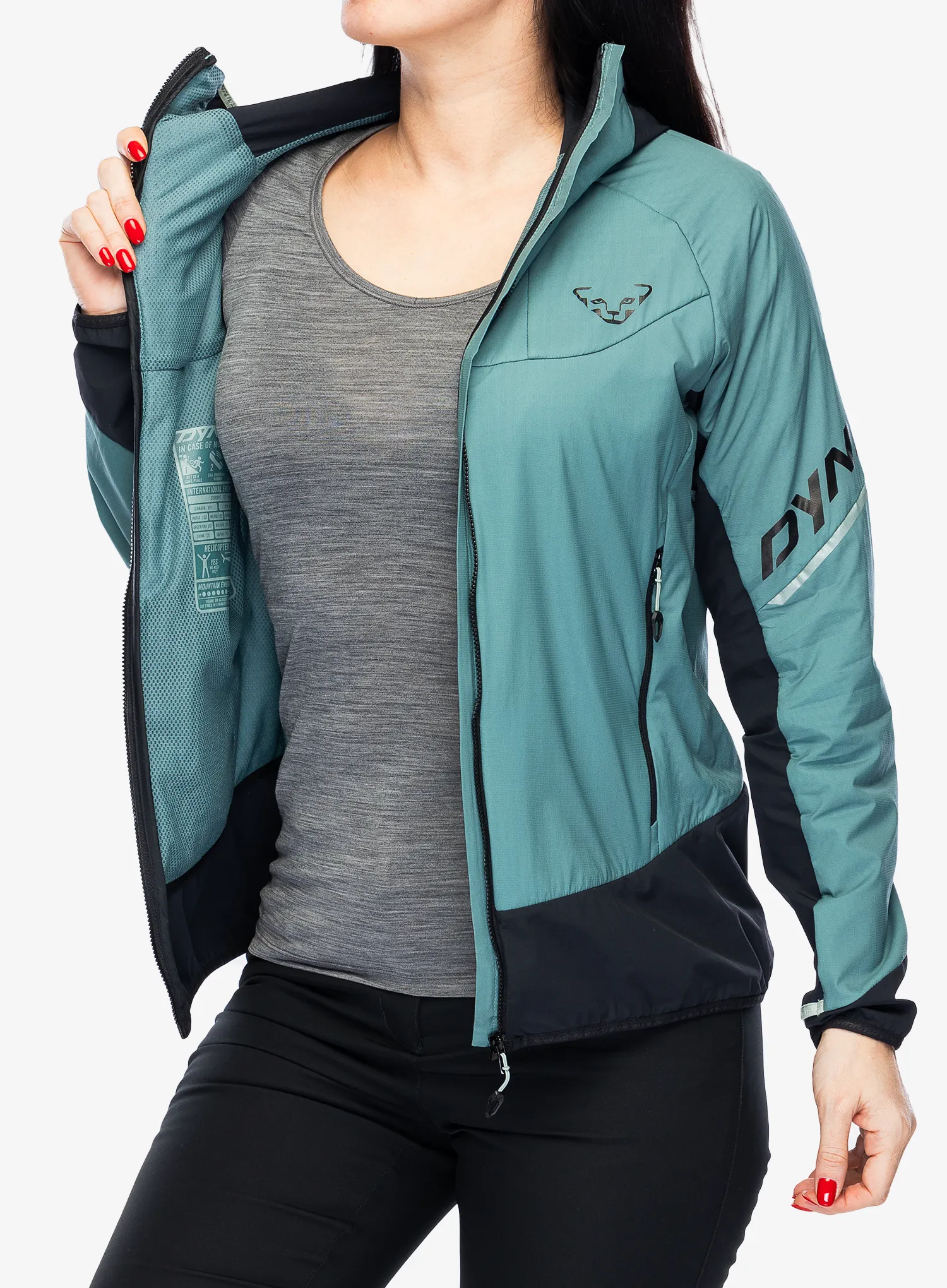 Ženska jakna za turno smučanje Dynafit Mezzalama PTC Alpha Jacket - atlantic