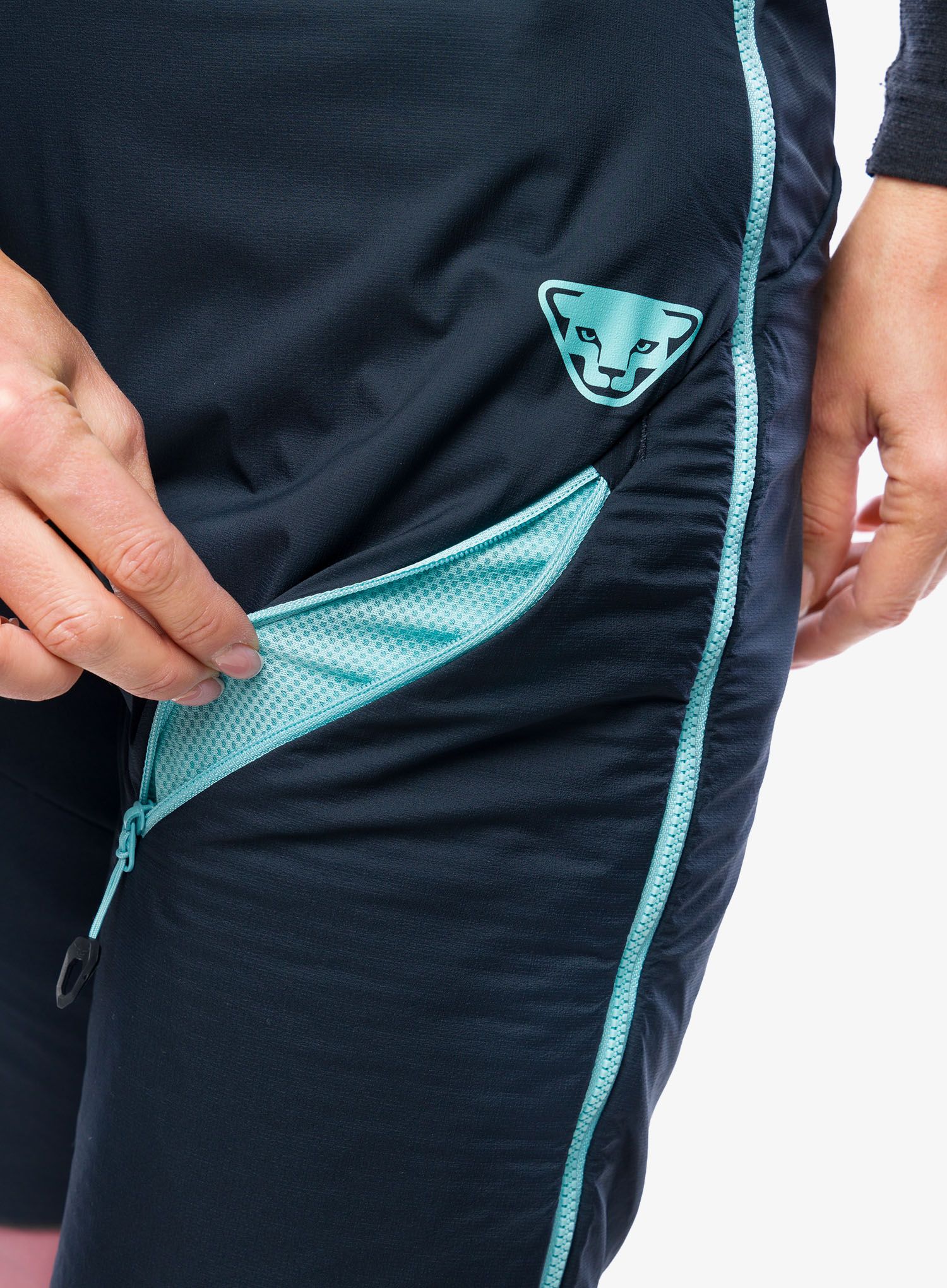 Podložene kratke hlače Dynafit Mezzalama PTC Alpha Overshort - blueberry/marine blue