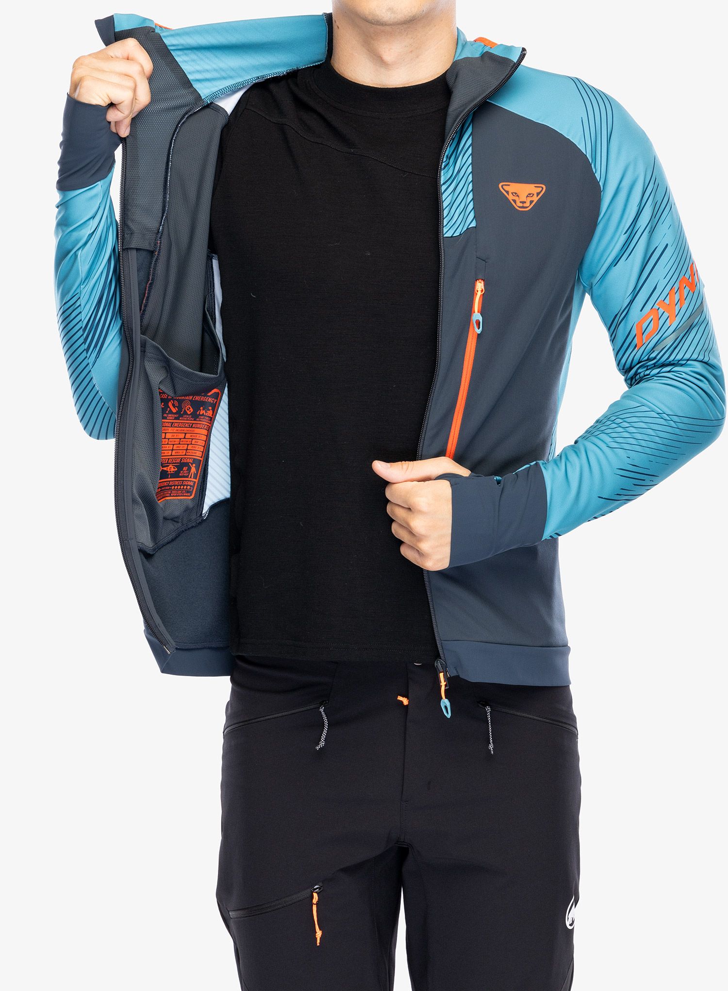 Jopica na zadrgo Dynafit Mezzalama Race 2 Jacket - blue