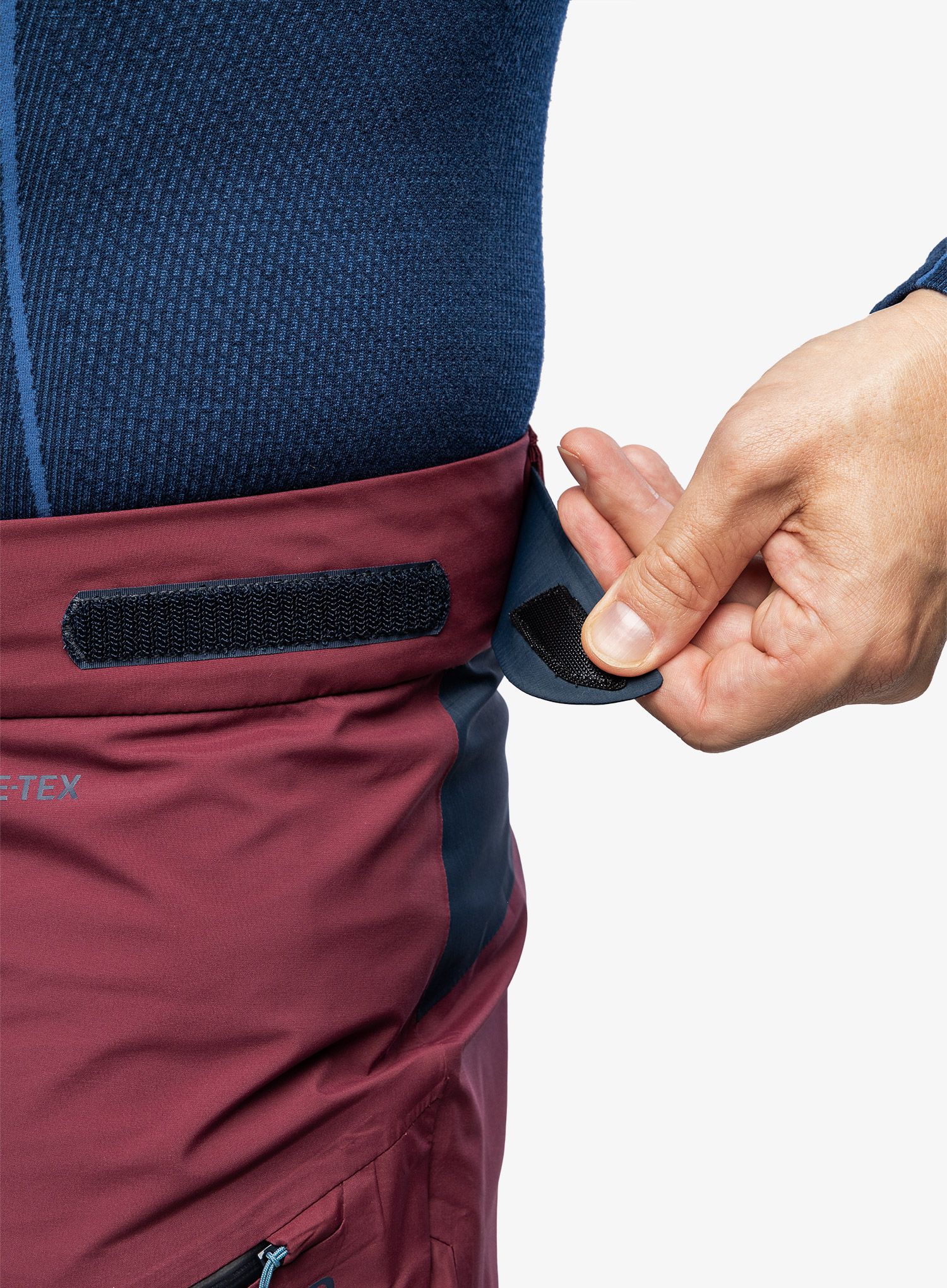 Hlače za turno smučanje Dynafit Radical 2 GTX Pant - burgundy