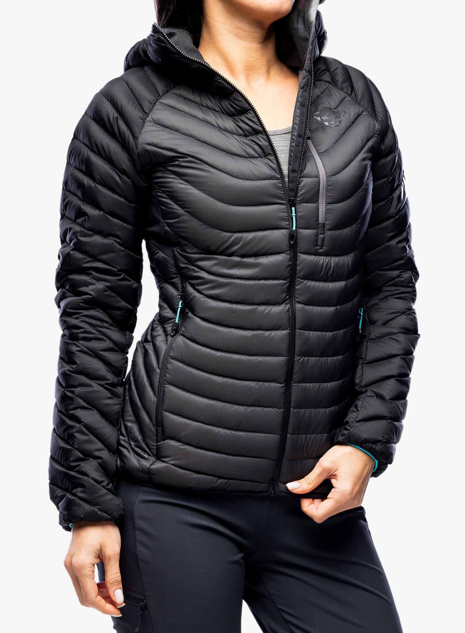 Ženska jakna Dynafit Radical Down Hooded Jacket - black out