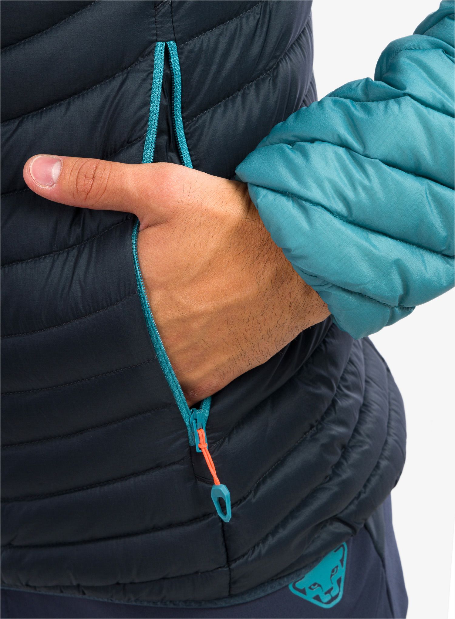 Puhovka Dynafit Radical Down Hooded Jacket - storm blue