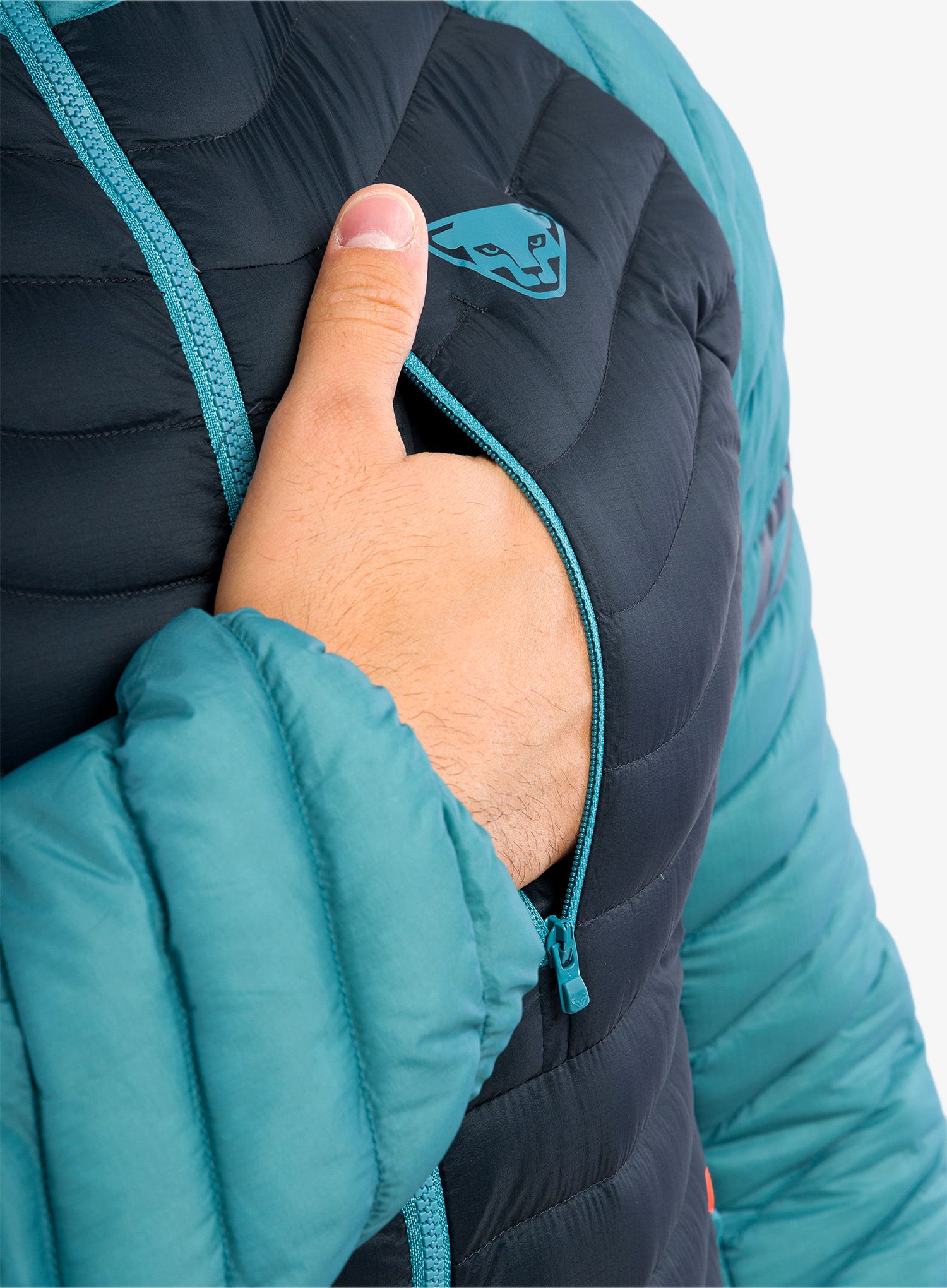 Puhovka Dynafit Radical Down Hooded Jacket - storm blue