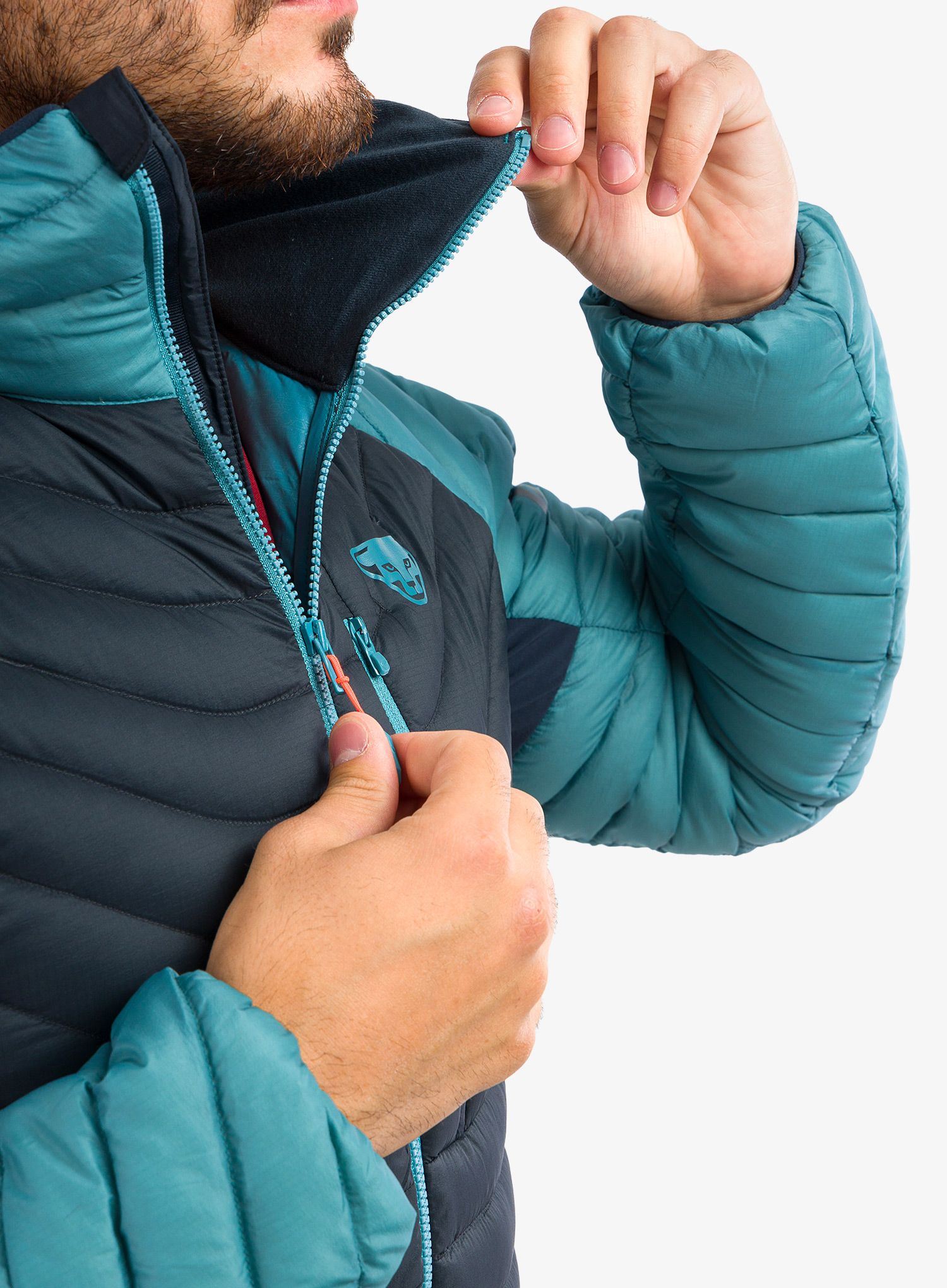 Puhovka Dynafit Radical Down Hooded Jacket - storm blue