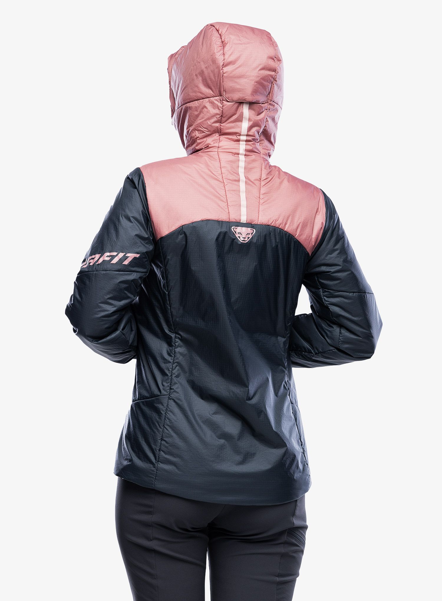 Ženska jakna za turno smučanje Dynafit Radical PRL Hood Jacket - blueberry/mokarosa