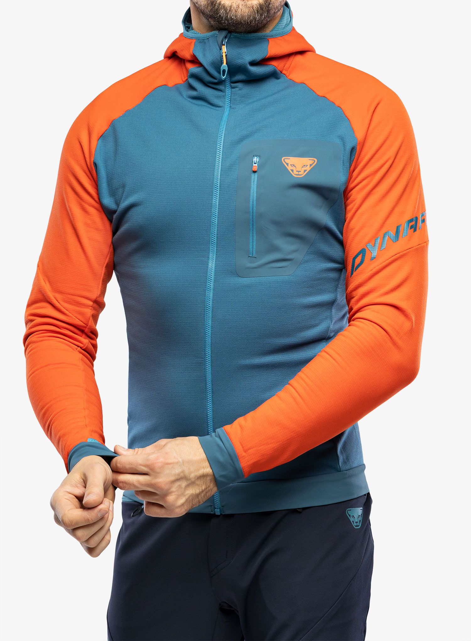 Jopica Dynafit Radical Polartec Hooded Jacket - dawn