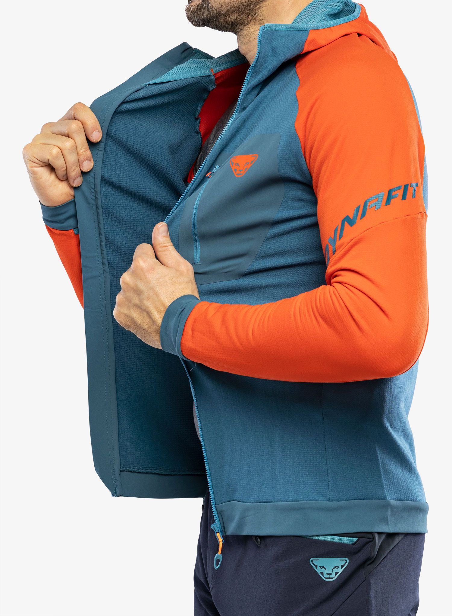 Jopica Dynafit Radical Polartec Hooded Jacket - dawn