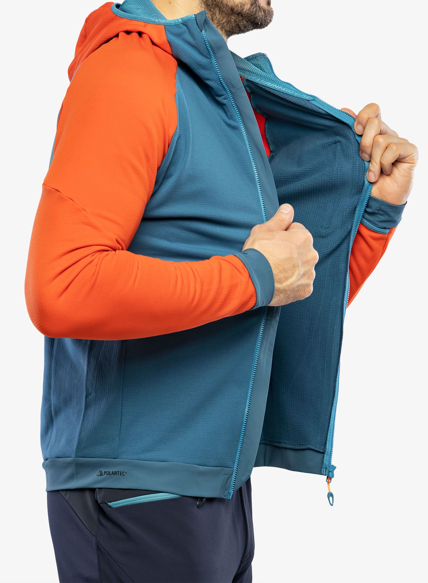 Jopica Dynafit Radical Polartec Hooded Jacket - dawn