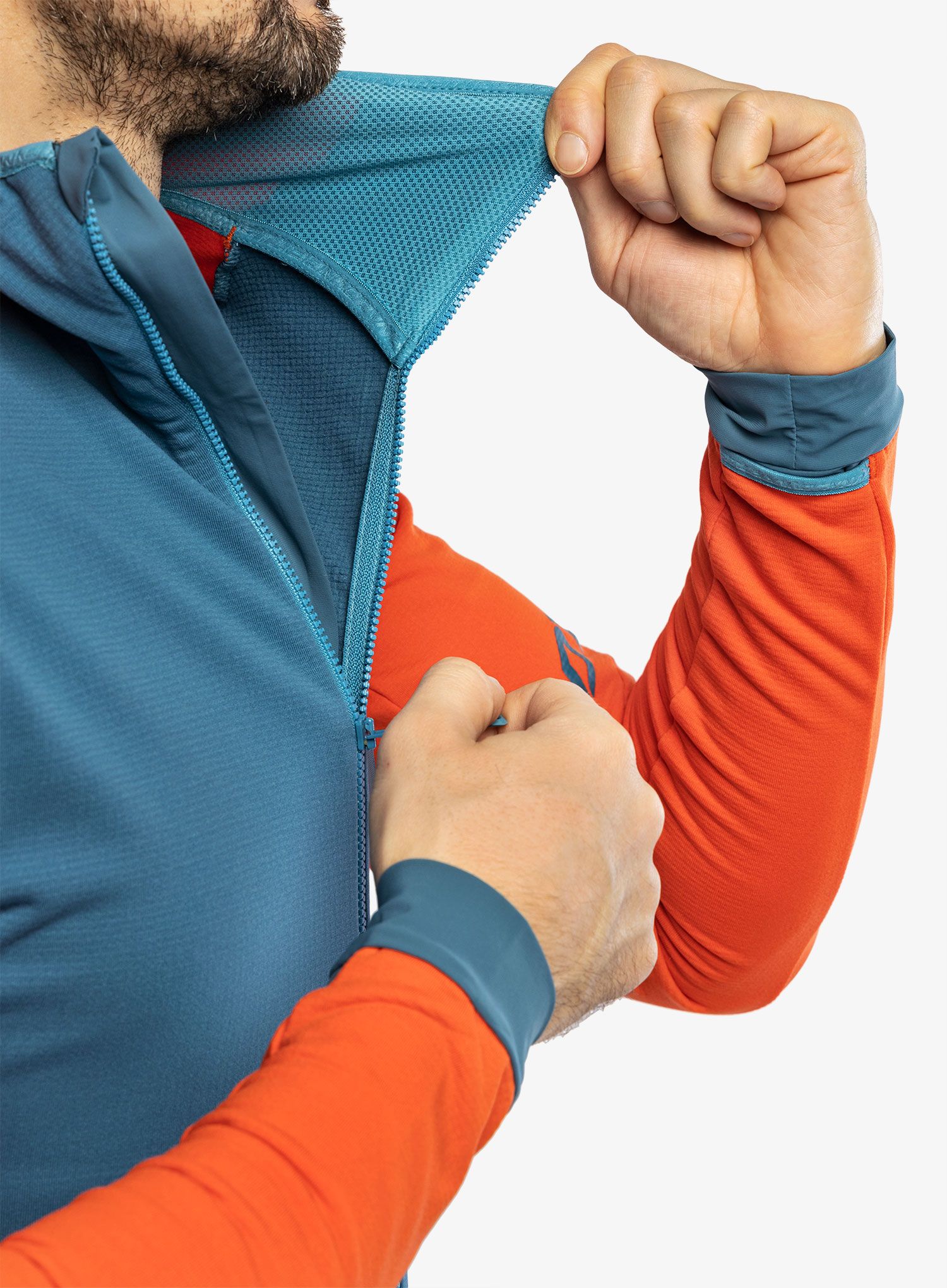 Jopica Dynafit Radical Polartec Hooded Jacket - dawn