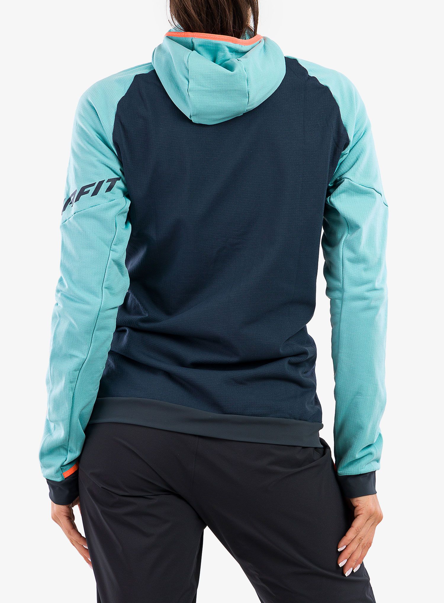 Ženski flis Dynafit Radical Polartec Hooded Jacket - marine blue/blueberry