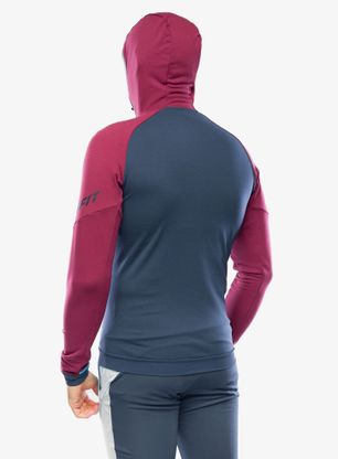 Jopica s kapuco Dynafit Radical Polartec Hooded Jacket - burgundy