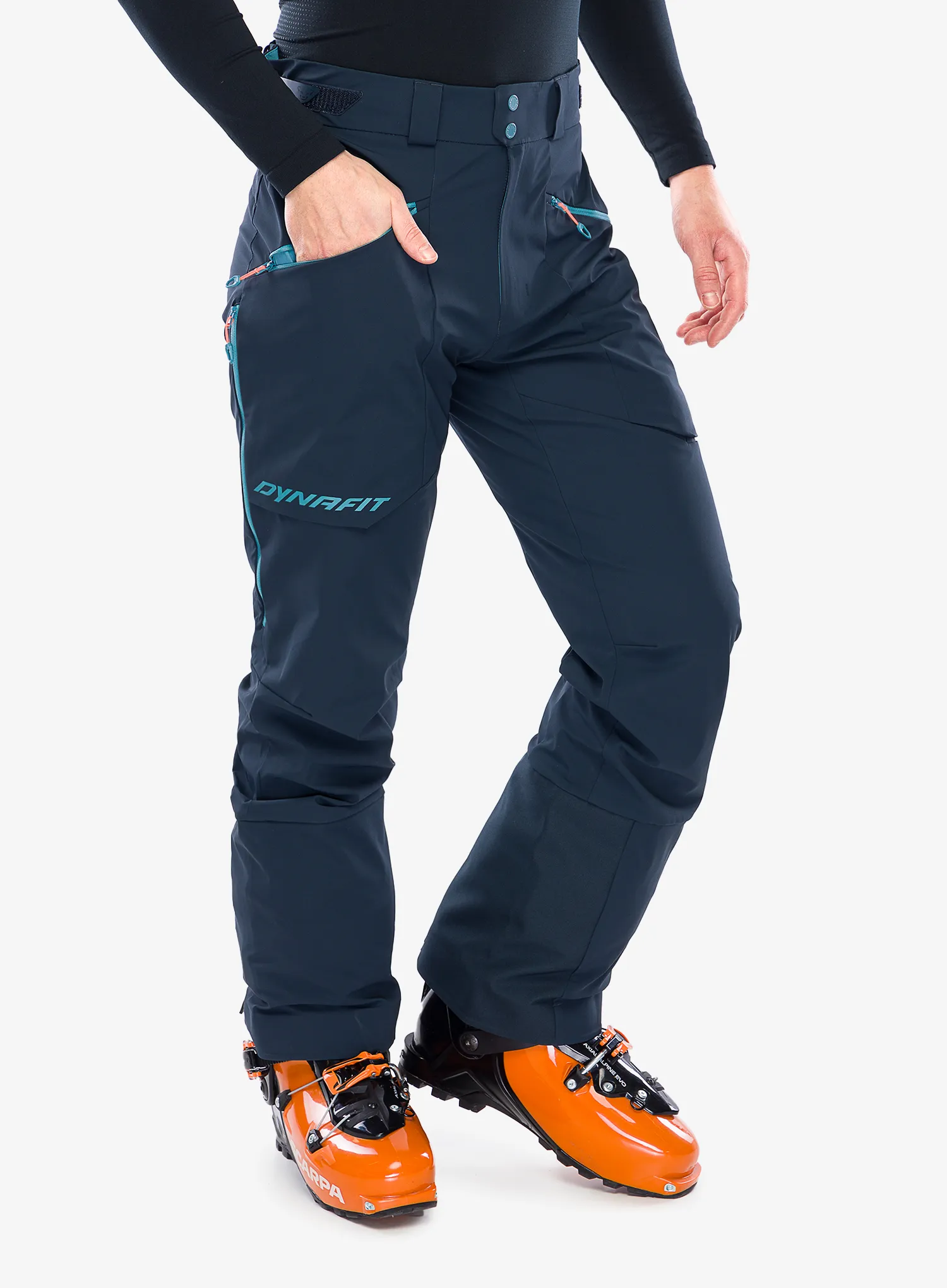 Hlače za turno smučanje Dynafit Radical Softshell Pant - blueberry/storm blue
