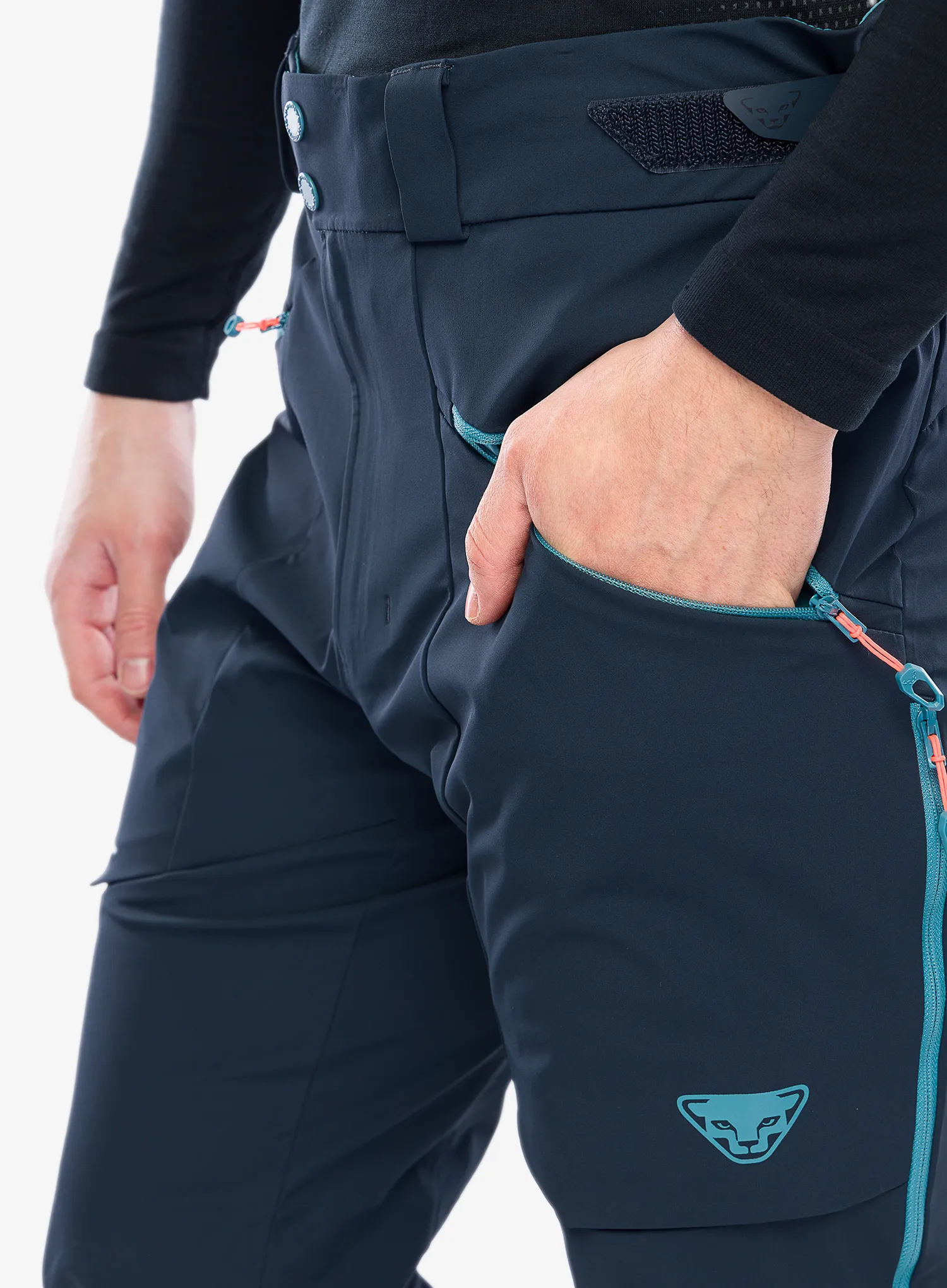 Hlače za turno smučanje Dynafit Radical Softshell Pant - blueberry/storm blue