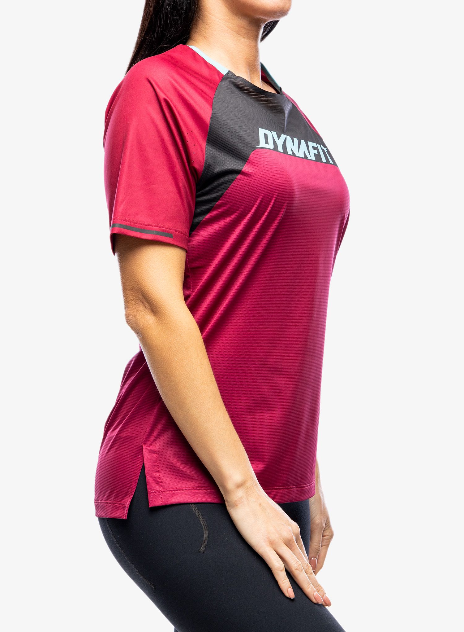 Ženska kolesarska majica Dynafit Ride Shirt - beet red