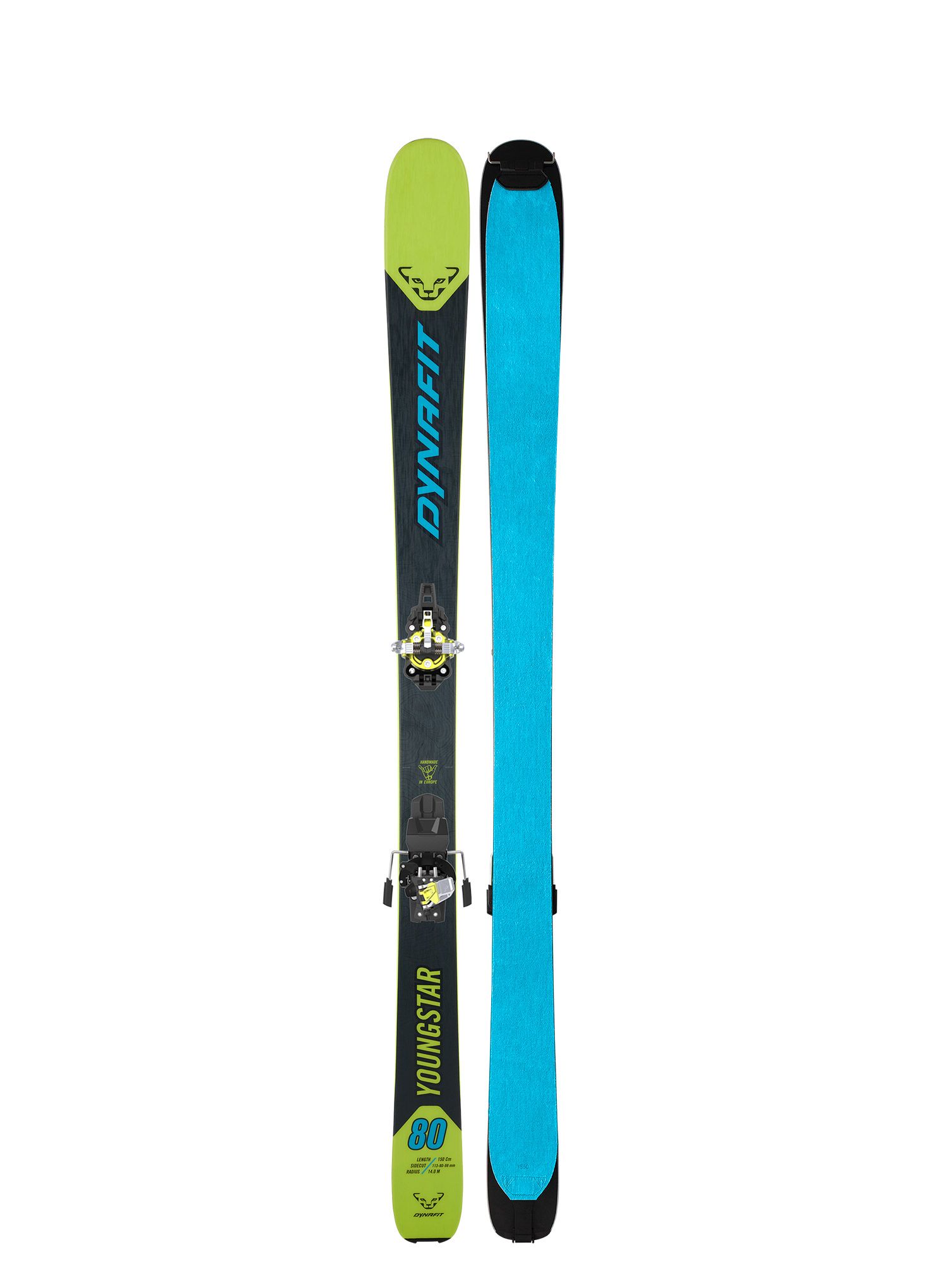 Turne smuči komplet Dynafit Seven Summits Youngstar Ski Set - lambo green/black