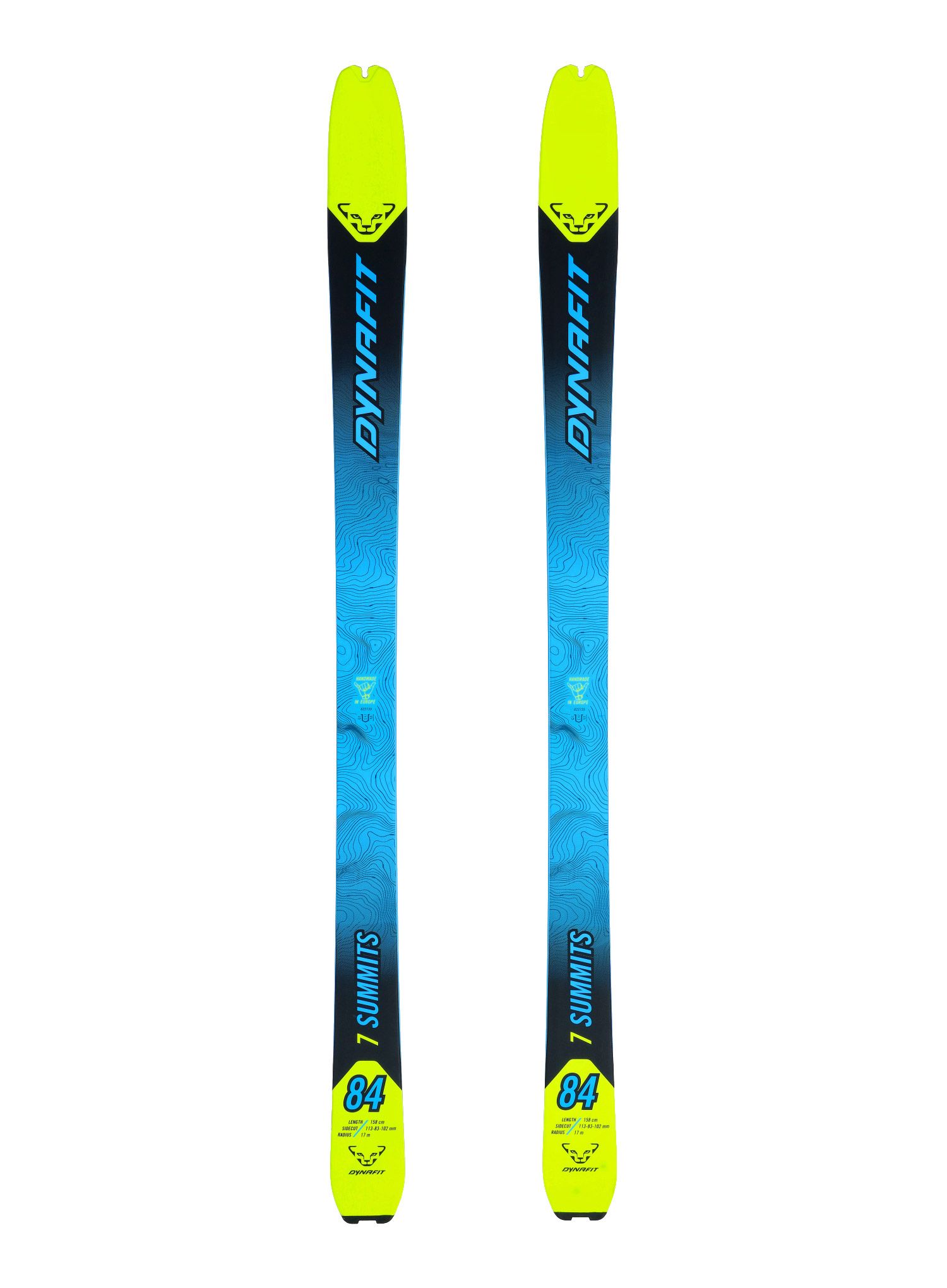 Turne smuči Dynafit Seven Summits Ski - lime yellow/black