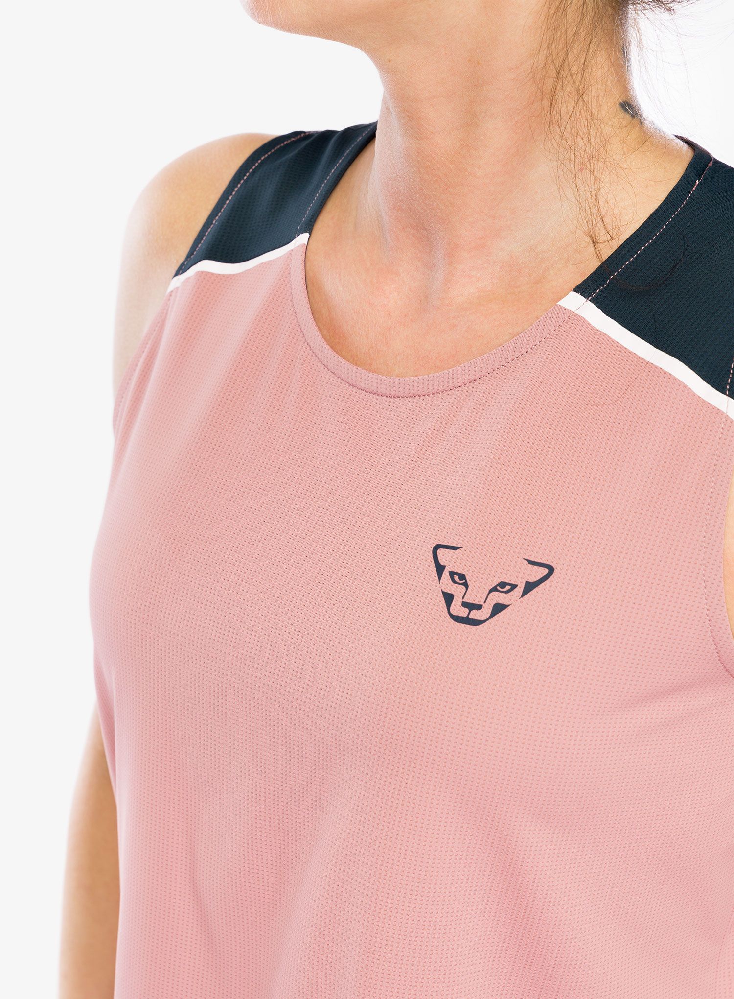 Ženski top Dynafit Sky Crop Top - mokarosa