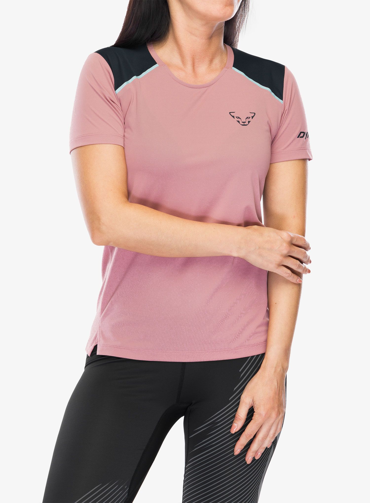 Ženska tekaška majica Dynafit Sky Shirt - mokarosa