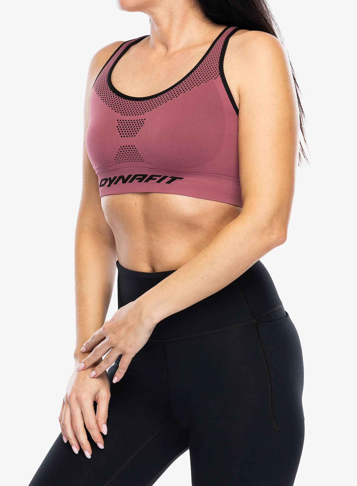 Športni nedrček Dynafit Speed Bra - dark rose