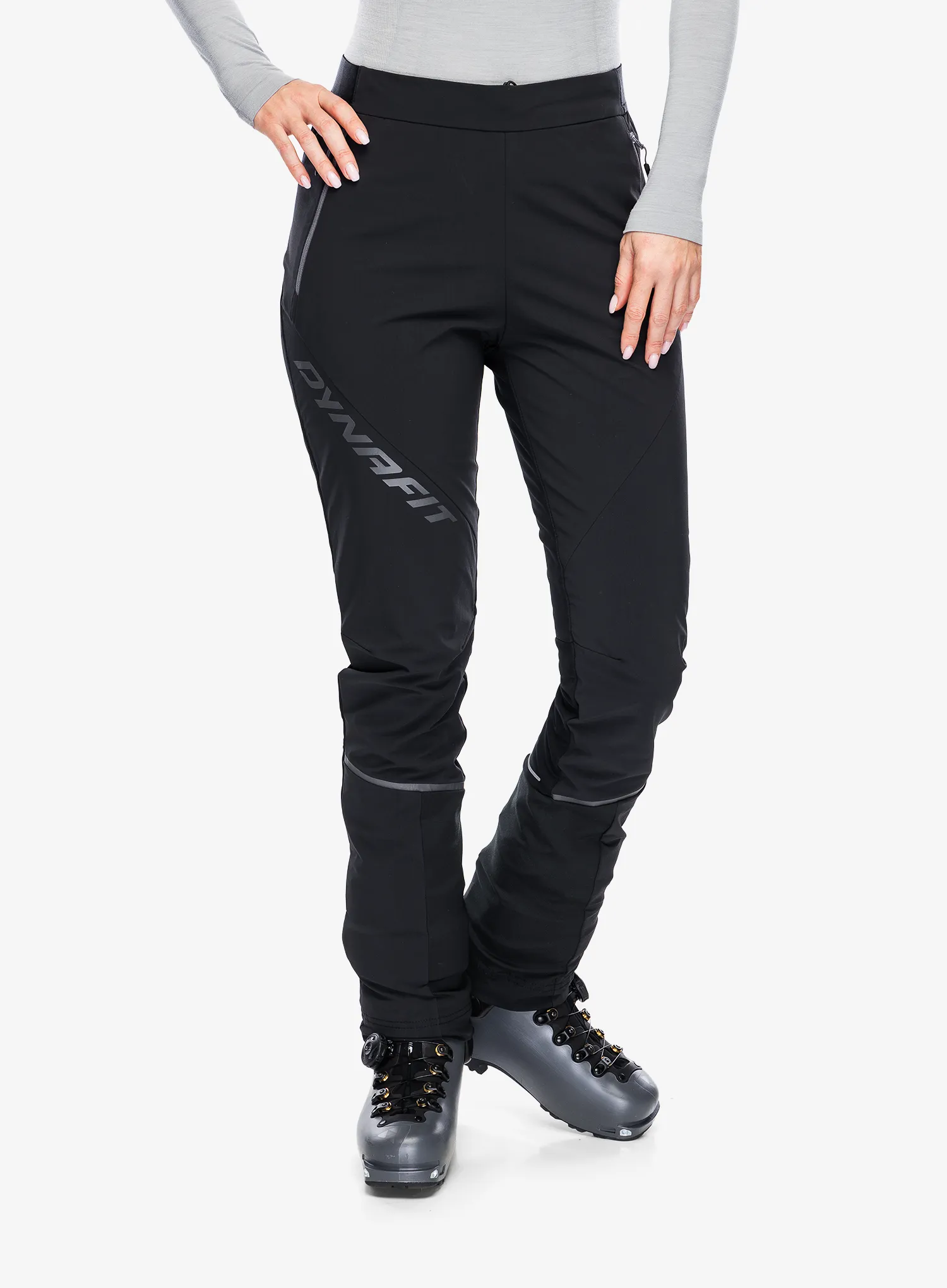 Ženske hlače za turno smučanje Dynafit Speed DST Pant - black out/magnet