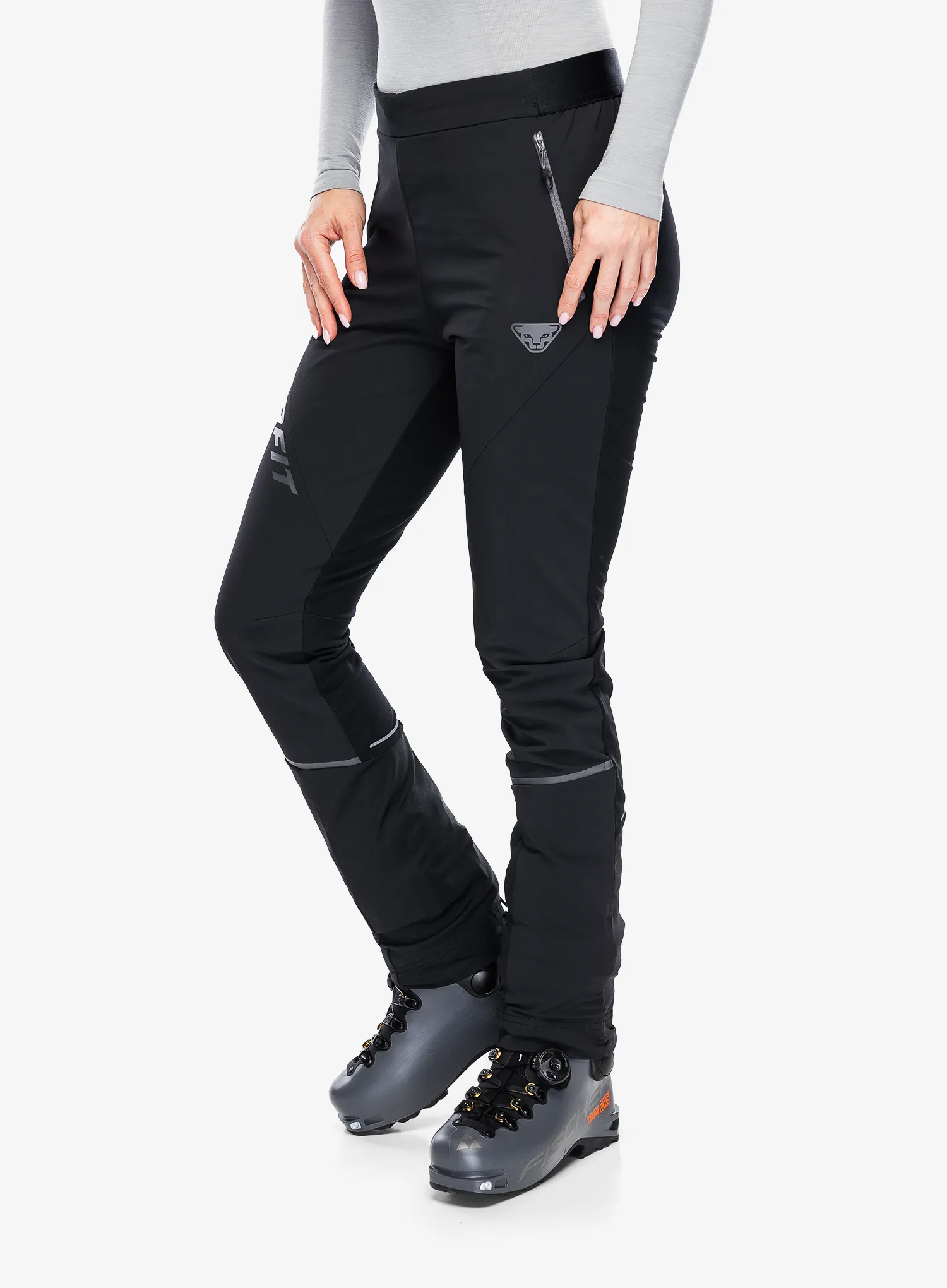 Ženske hlače za turno smučanje Dynafit Speed DST Pant - black out/magnet