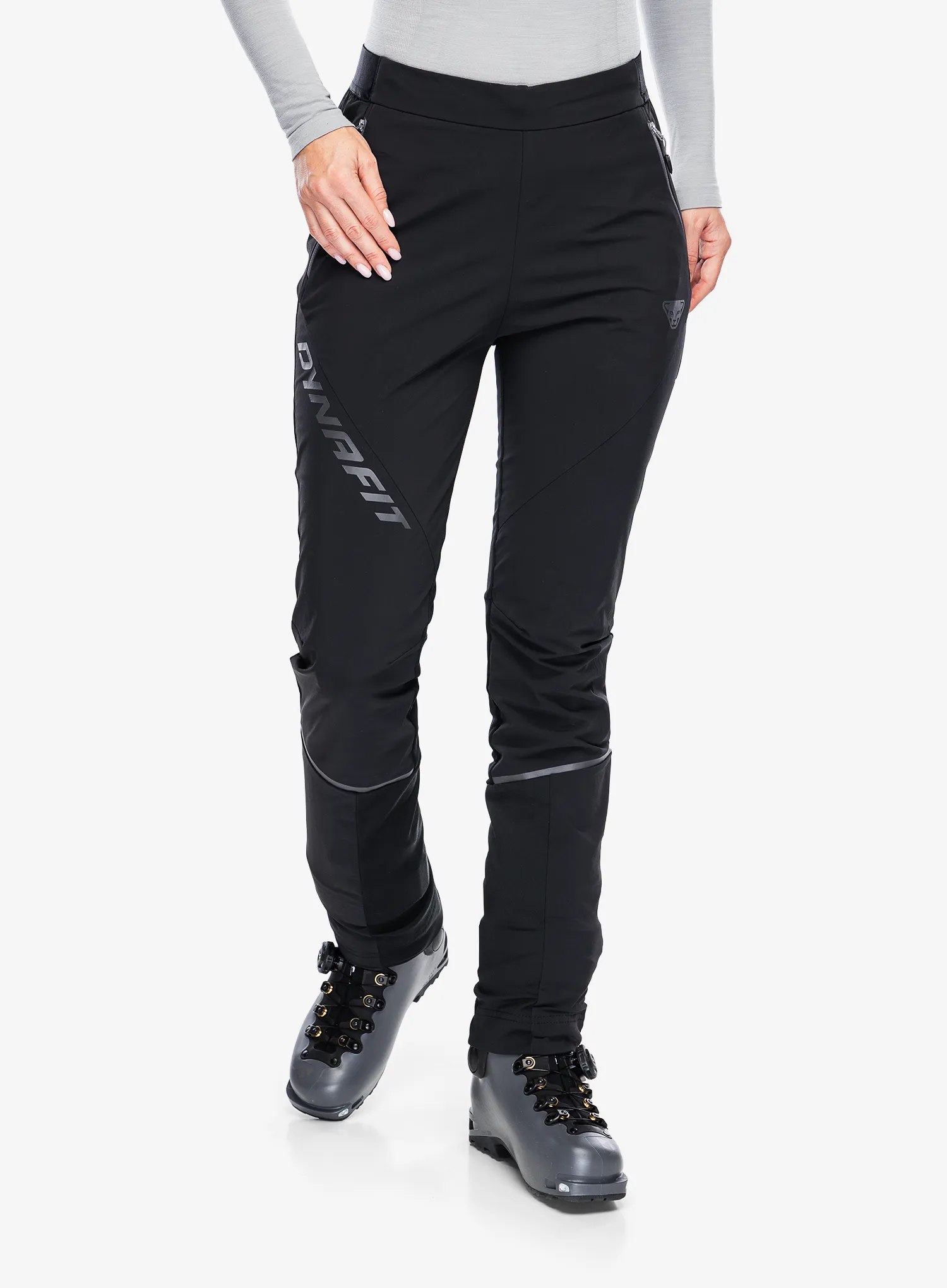 Ženske hlače za turno smučanje Dynafit Speed DST Pant - black out/magnet