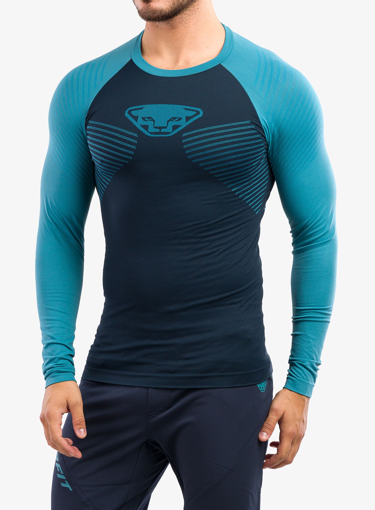 Termo flis jopa Dynafit Speed Dryarn Longsleeve Tee - storm blue