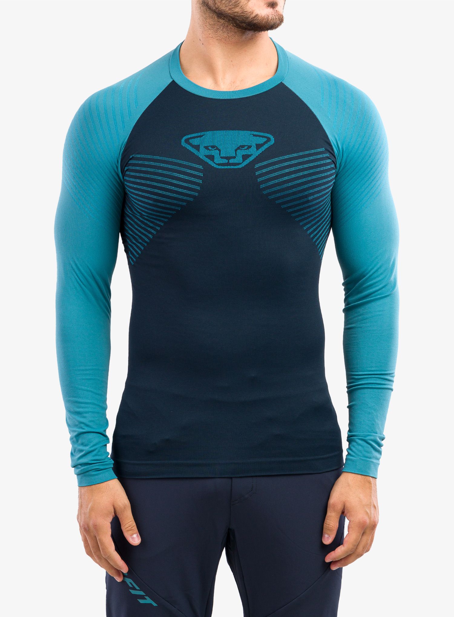 Termo flis jopa Dynafit Speed Dryarn Longsleeve Tee - storm blue
