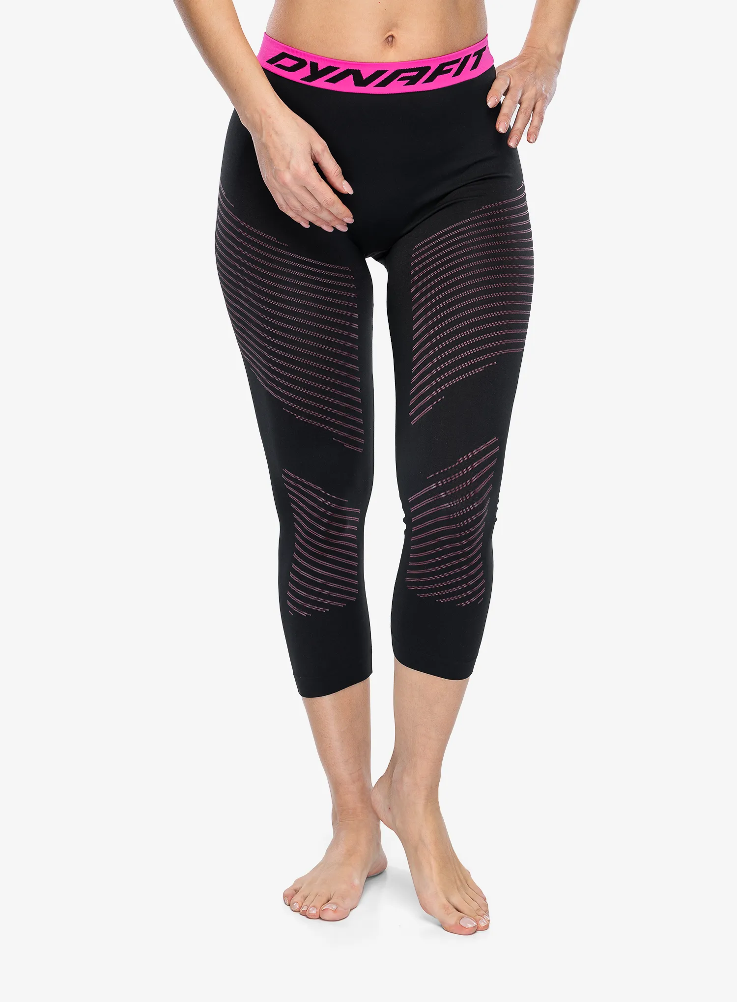 Ženske termo pajkice Dynafit Speed Dryarn Tights - black out