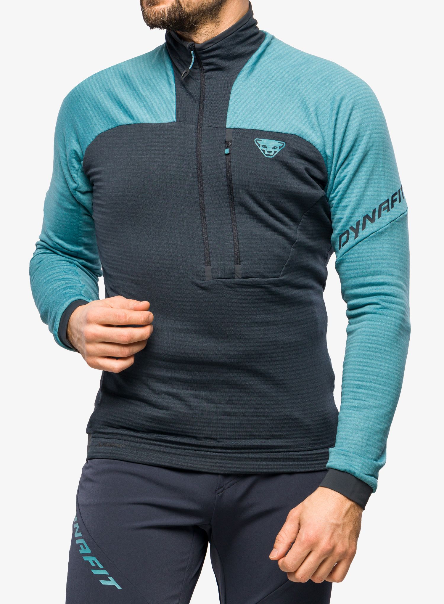 Flis Dynafit Speed Polartec 1/2 Zip - storm blue