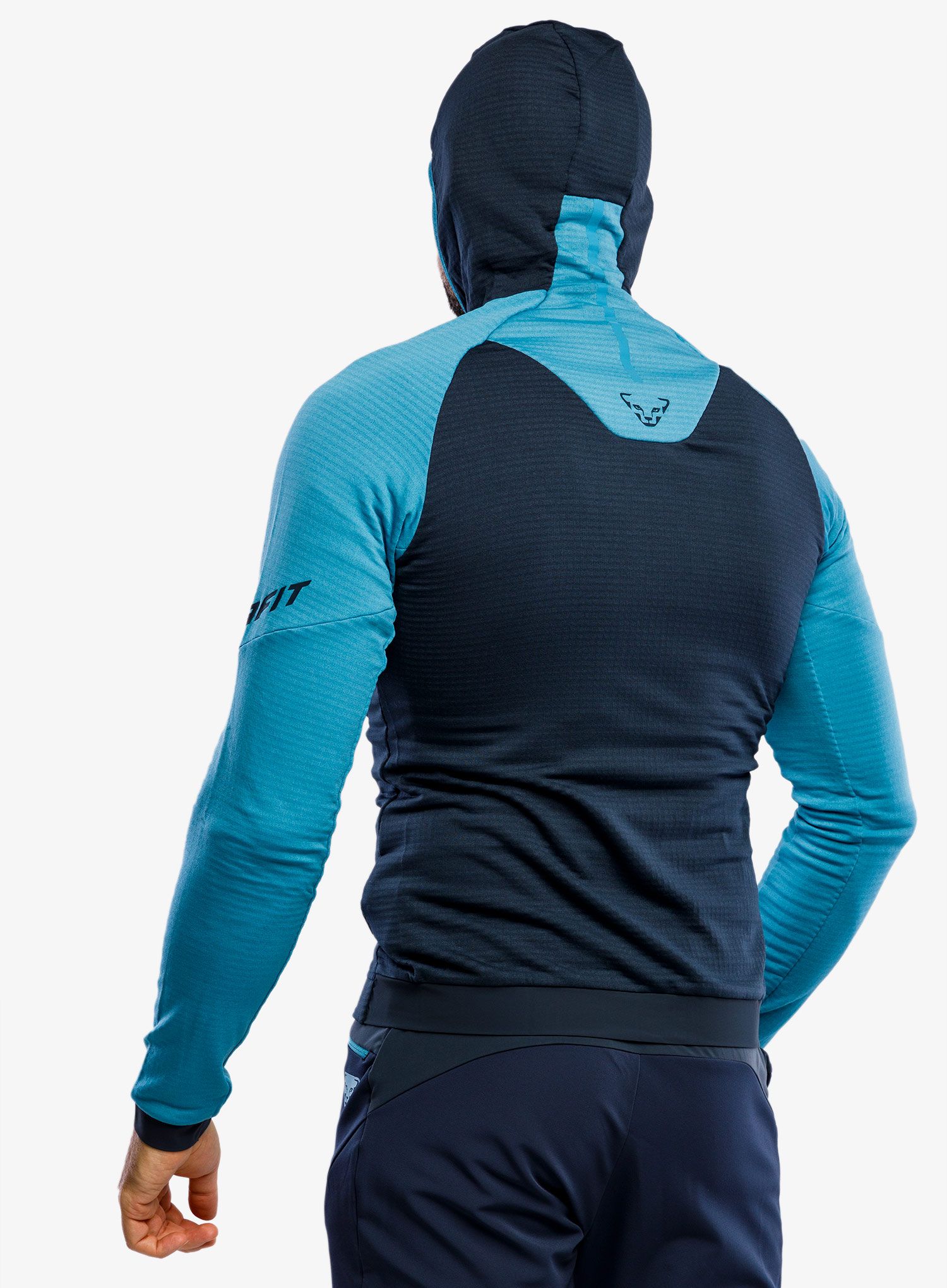 Flis Dynafit Speed Ptc Hooded Jk - storm blue
