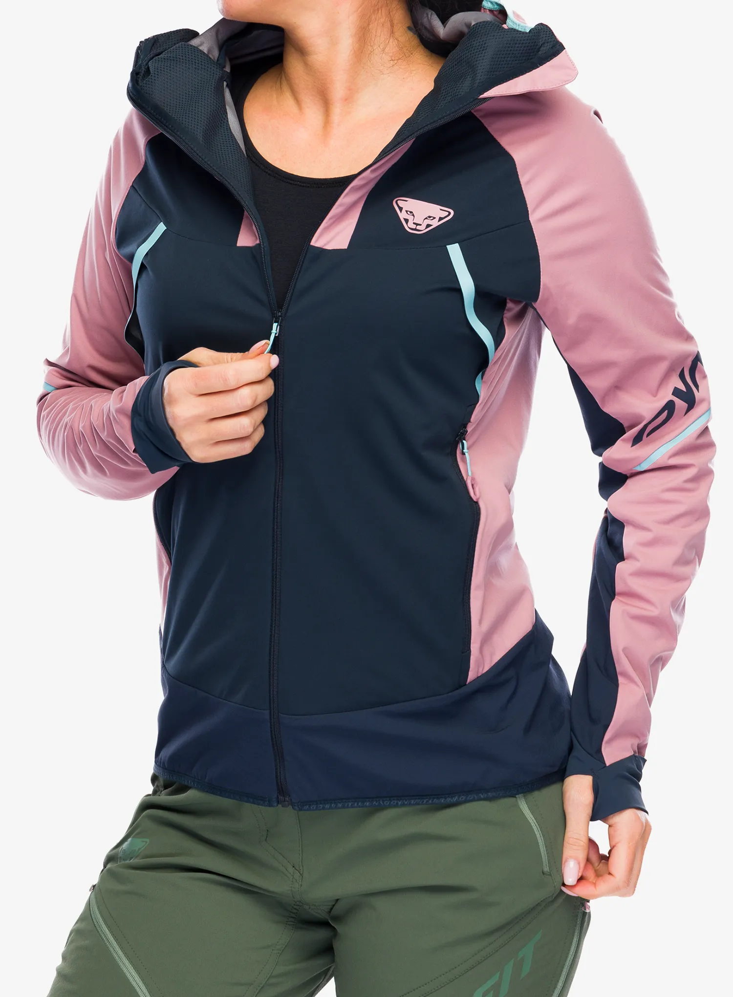 Ženska jakna za turno smučanje Dynafit Speed Softshell Jacket - mokarosa