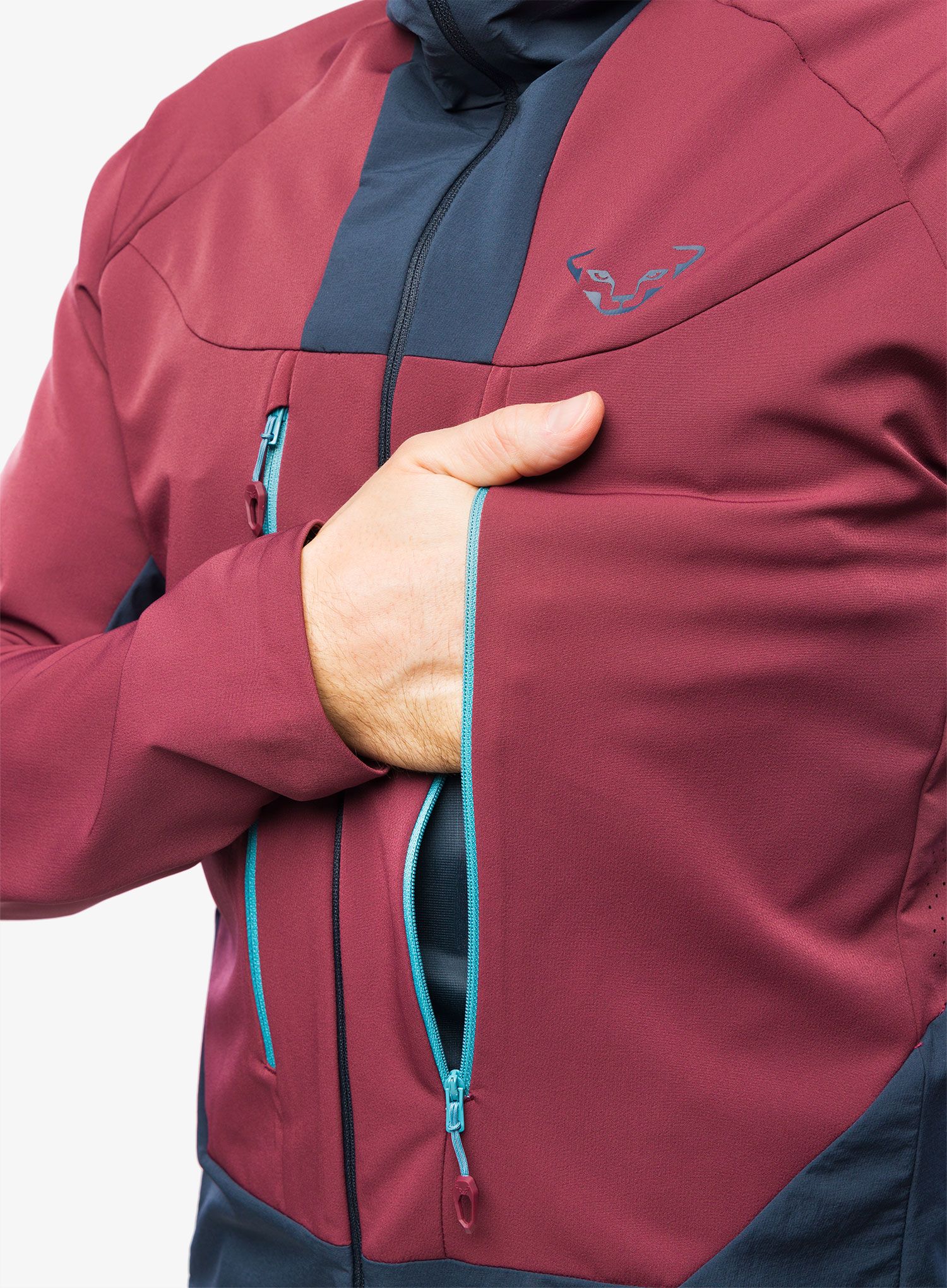 Softshell jakna Dynafit TLT Dynastretch Jacket - burgundy
