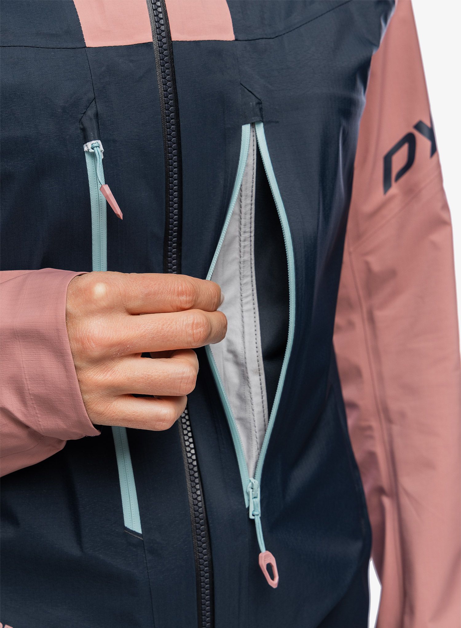 Ženska jakna za turno smučanje Dynafit TLT GTX Jacket - mokarosa