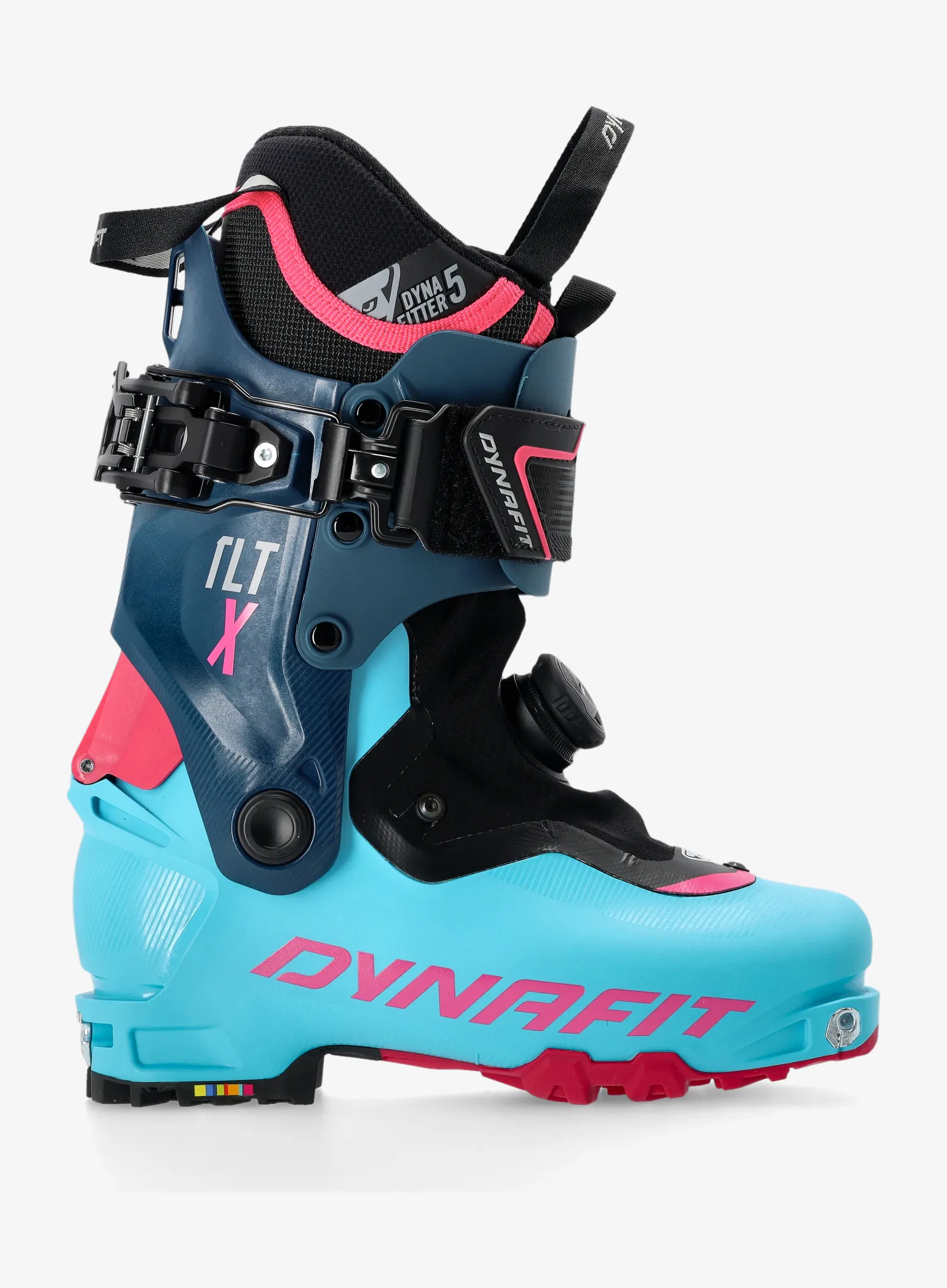 Ženski čevlji za turno smučanje Dynafit TLT X Boot - silvretta/pink glo