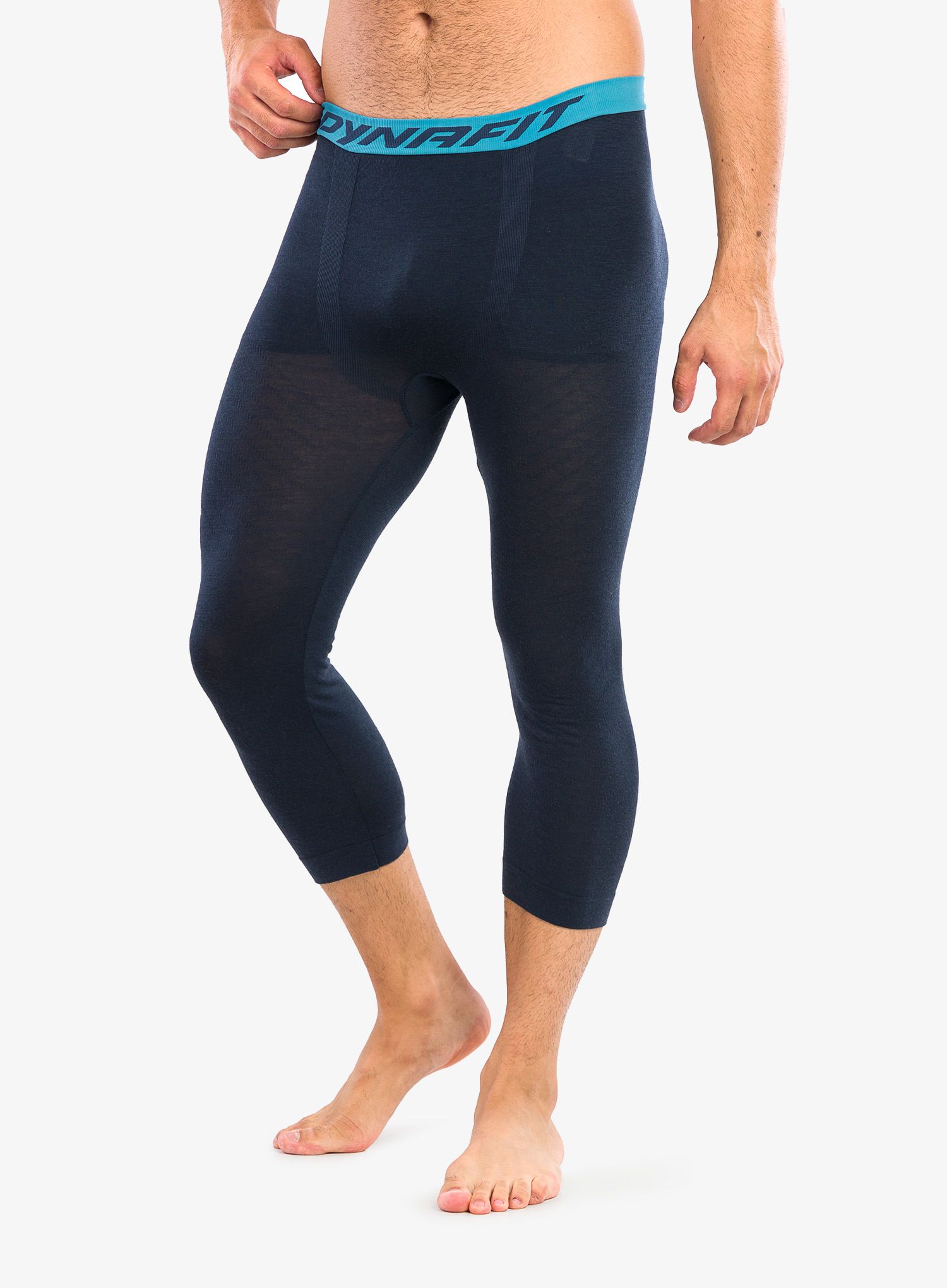 Termo pajkice Dynafit Tour Light Merino 3/4 Tight - blueberry/storm blue