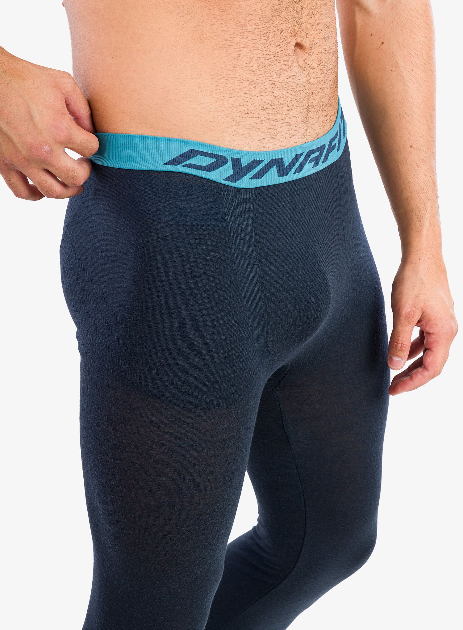 Termo pajkice Dynafit Tour Light Merino 3/4 Tight - blueberry/storm blue