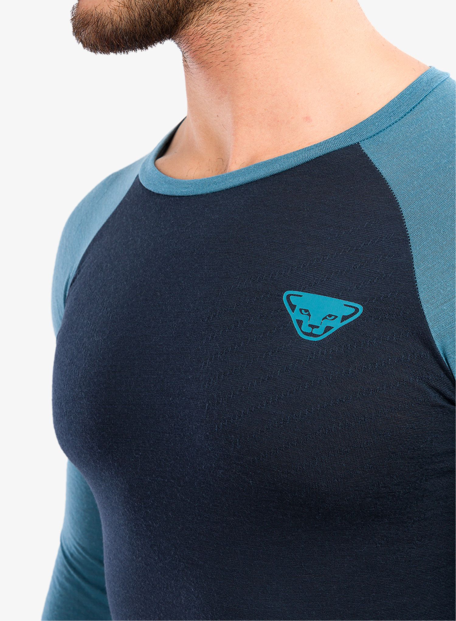 Termo flis jopa Dynafit Tour Light Merino L/S tee - storm blue